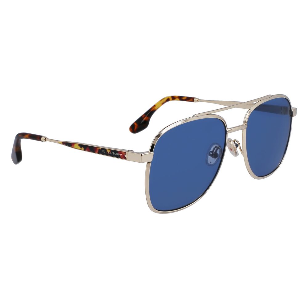Victoria Beckham Gold Metal Sunglasses