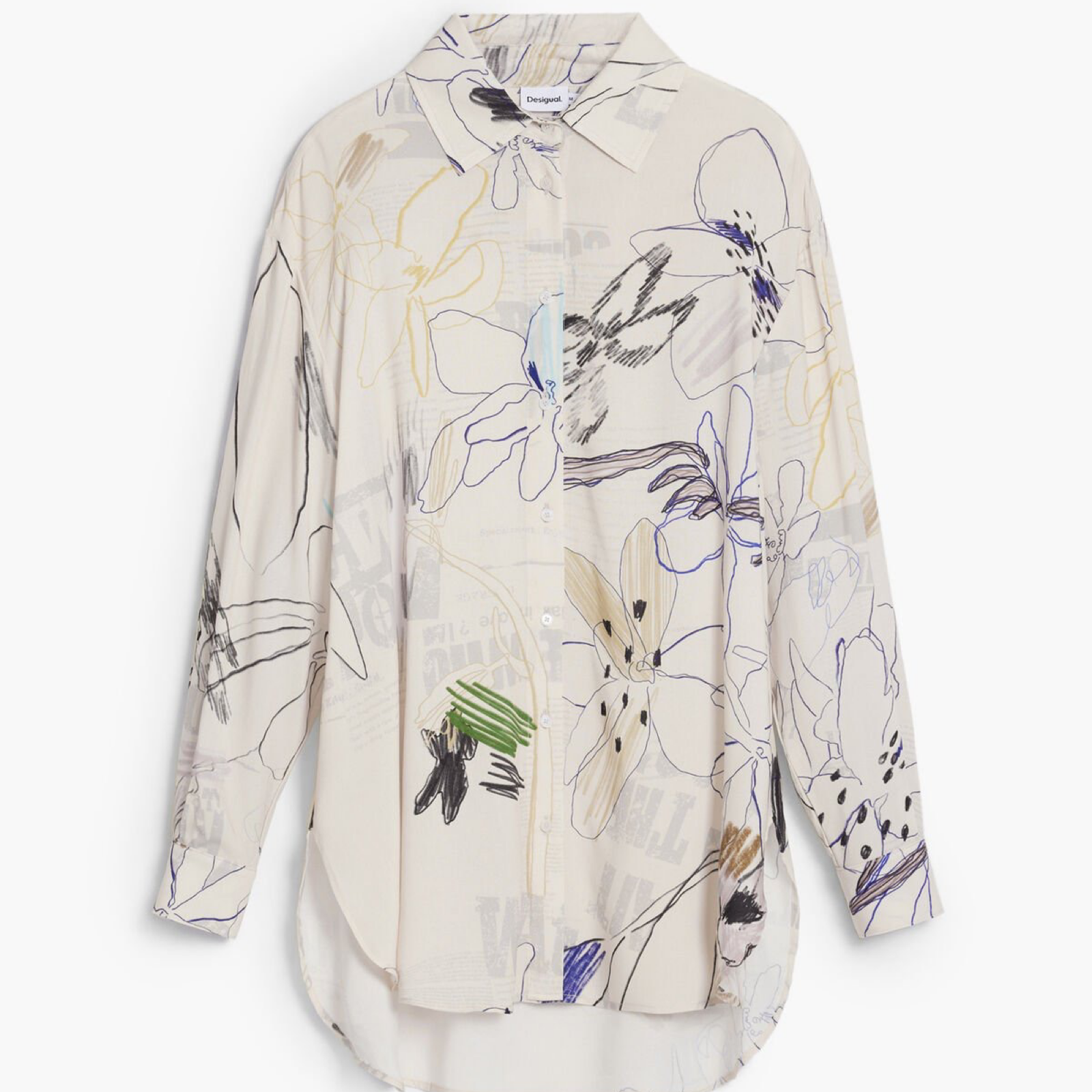 Дамска риза Desigual Shirt 25WWCW14 Close-Up