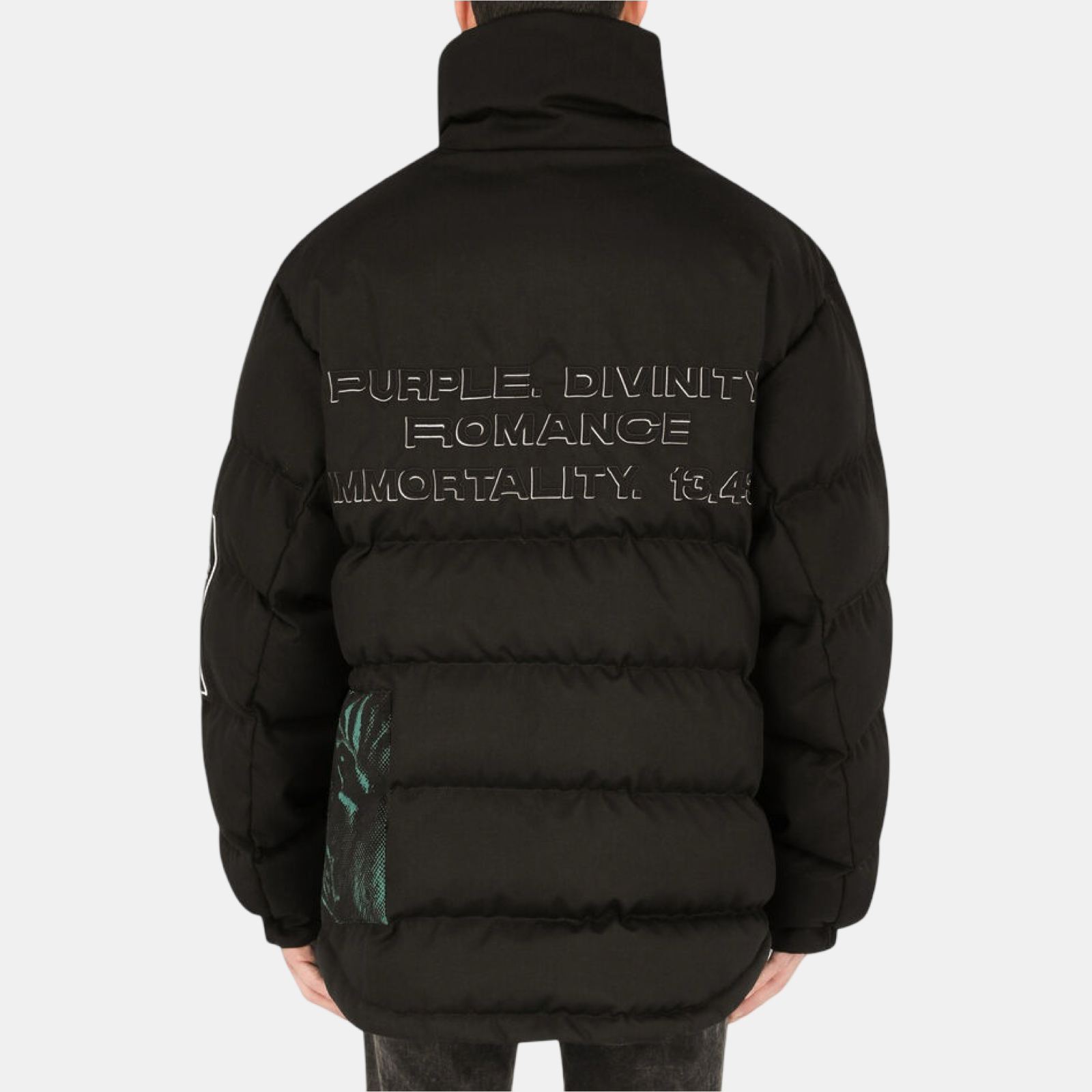 Dolce & Gabbana Puffer Men Jacket I9AD8Z G7CY8 HVIIN Back View