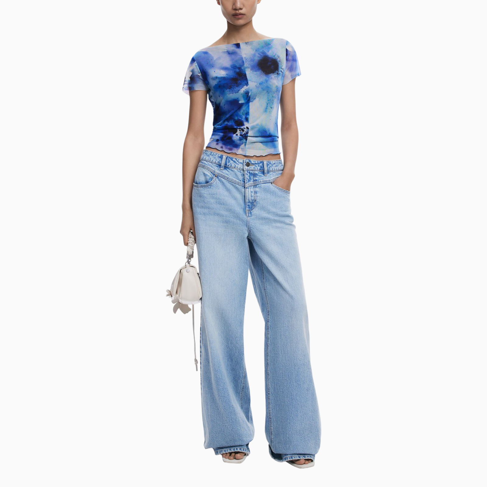 Дамска тениска Desigual 25WWTKX7 Front View