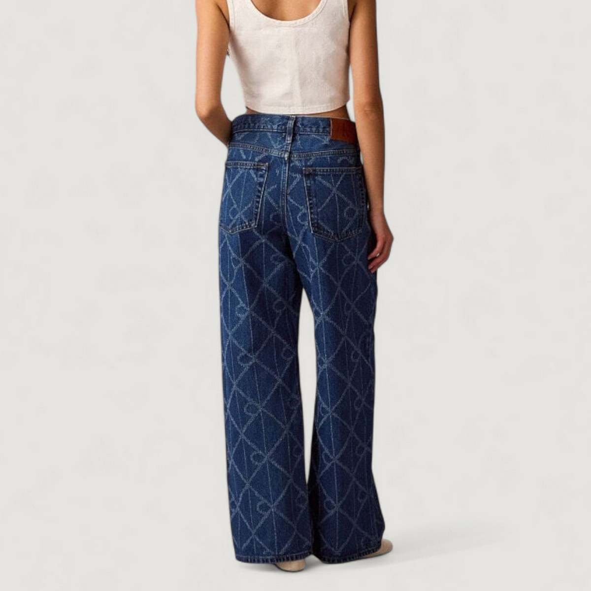Дамски дънки Calvin Klein Jeans Women Jeans LV047D709G YY2 Back View