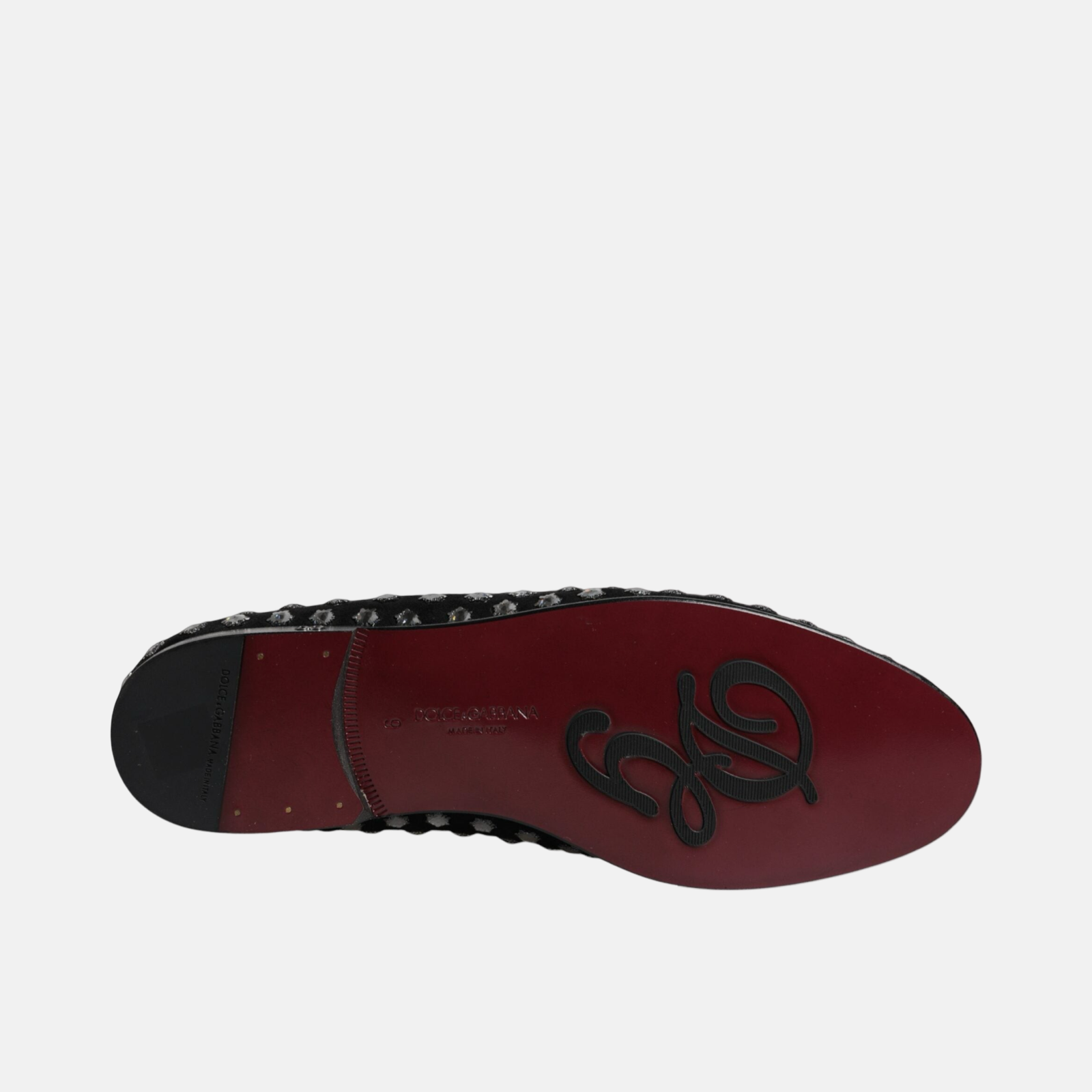 Мъжки мокасини Dolce & Gabbana Crystal Embellished Men Loafers Insole View