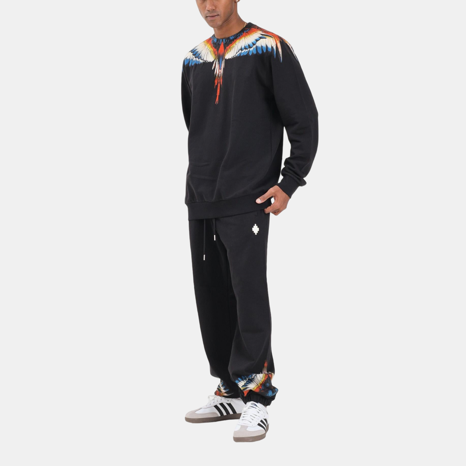 Мъжко спортно долнище Marcelo Burlon County Of Milan Men Sweatpants F5CAMAFP026 Front View