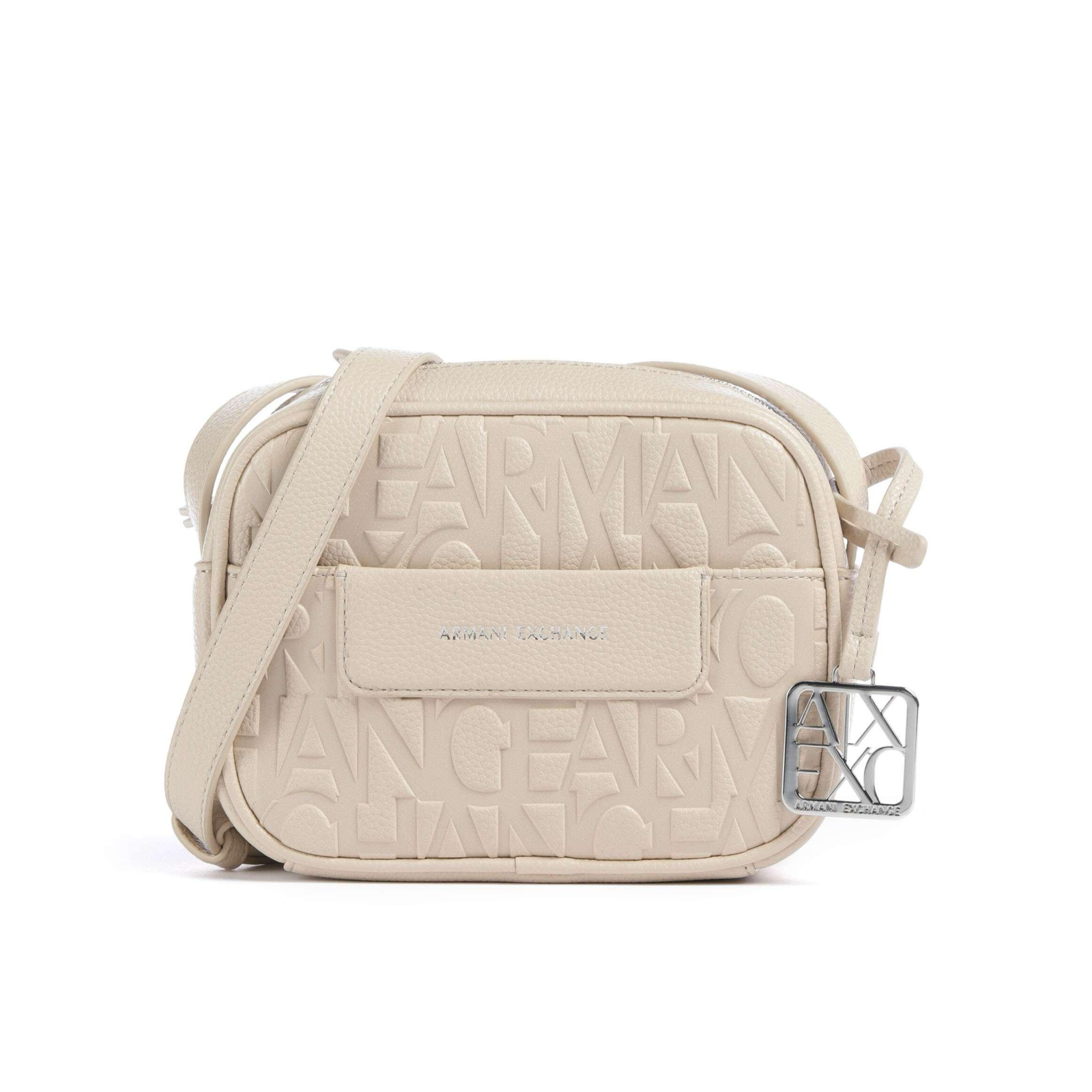 Дамска бежова чанта Armani Exchange Women Crossbody Bag XW001578 AF15774 Front View