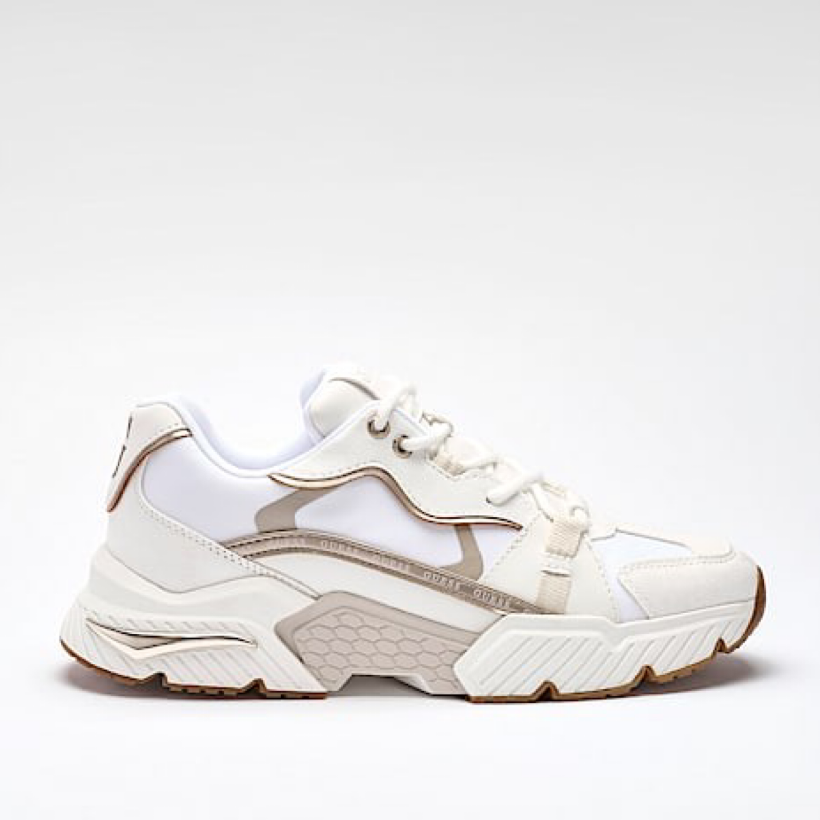 Дамски маратонки Guess Women Sneakers FLJCR6 ELE12 GOLD Lateral View