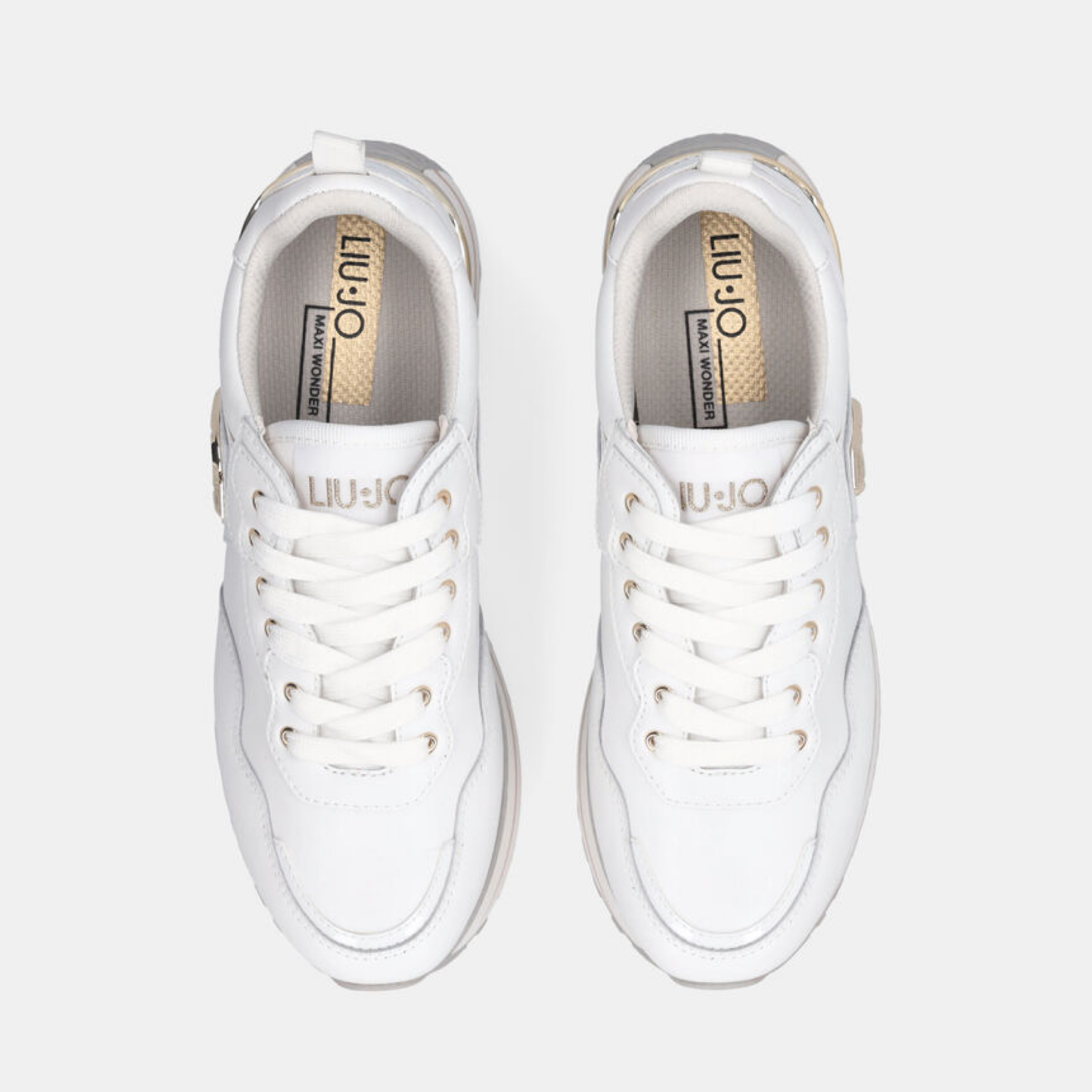 Дамски бели маратонки Liu Jo Women Sneakers BF5009P0102 Top View