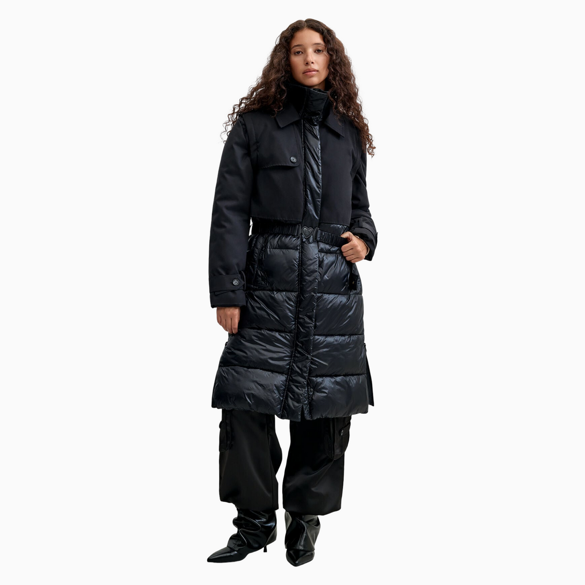 Дамско палто Desigual Women Coat 26WWEW35 2000 Front View