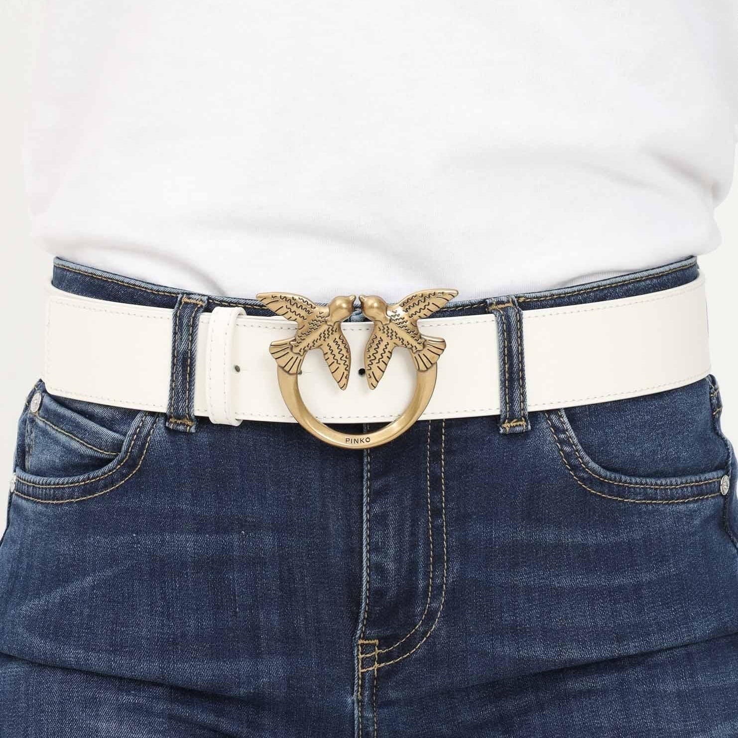 Дамски колан Women’s belt Pinko
100120 A0F1 Z14Q White