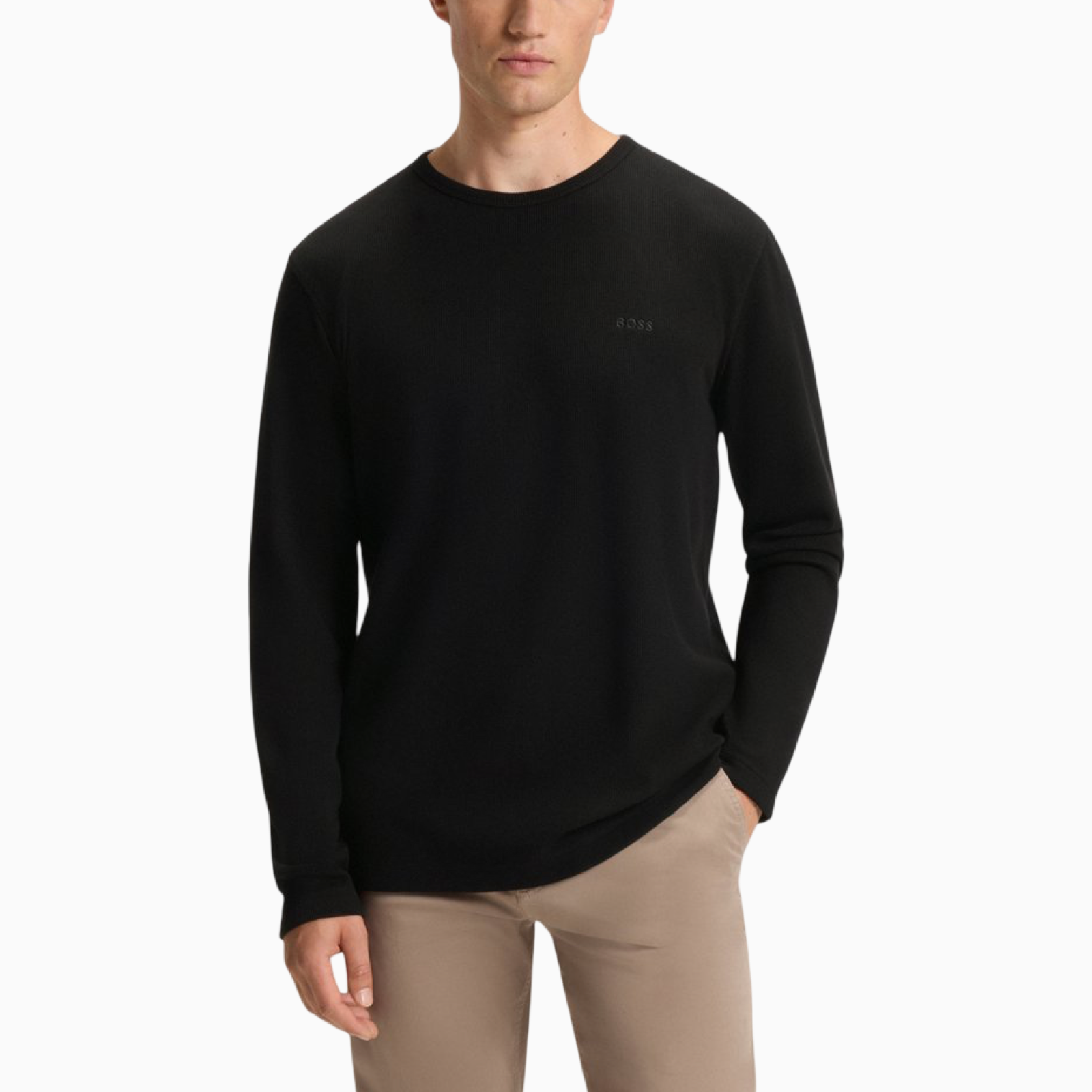 Мъжка блуза Boss Men Knitwear 50520725 Front View