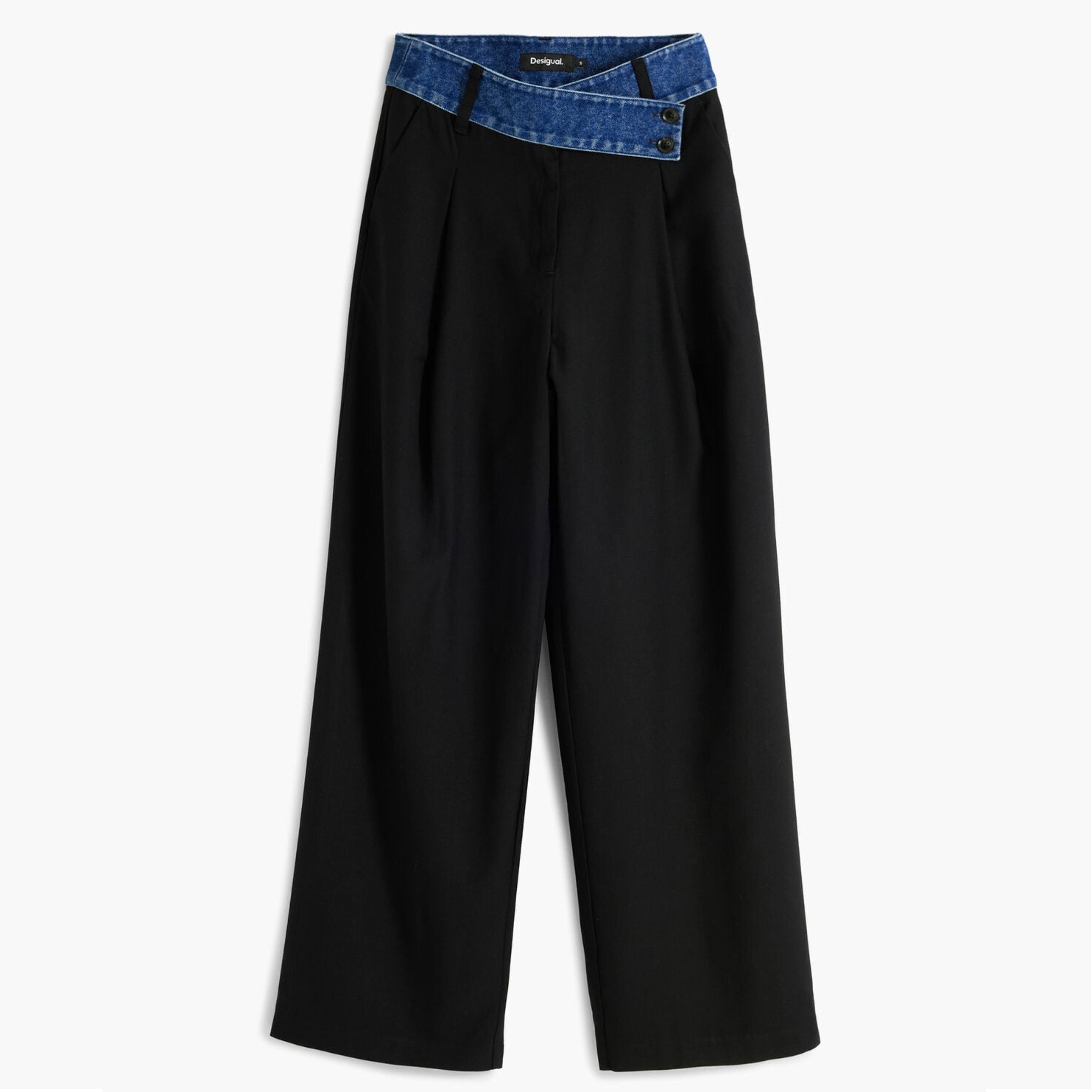 Дамски панталони Desigual women’s trousers 25WWPW03 2000 Top view 