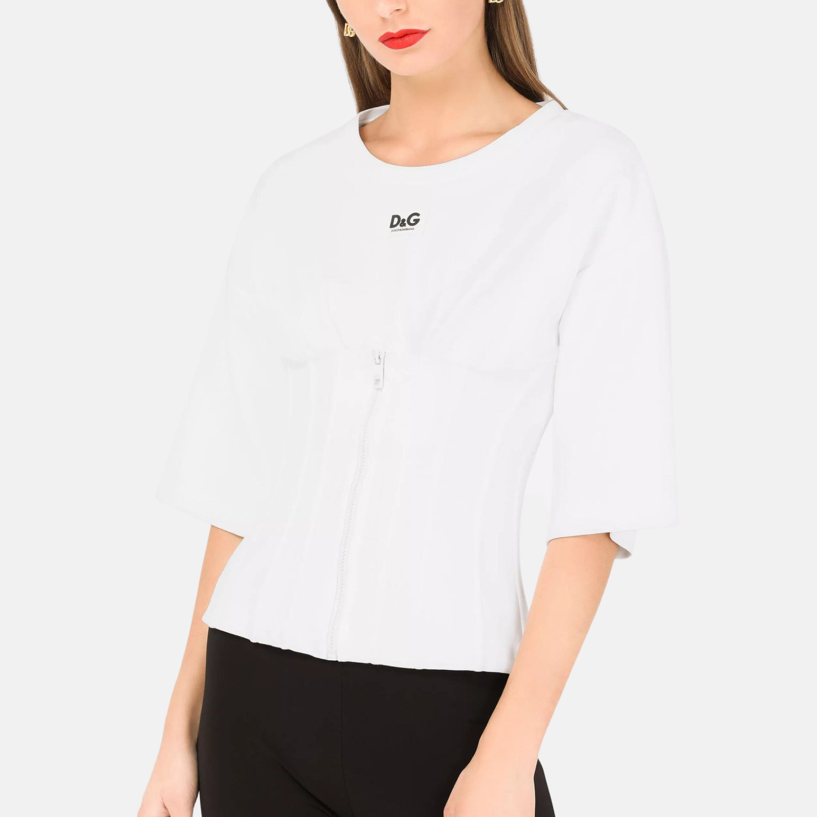 Dolce & Gabbana Corset Top Women T-Shirt Blouse