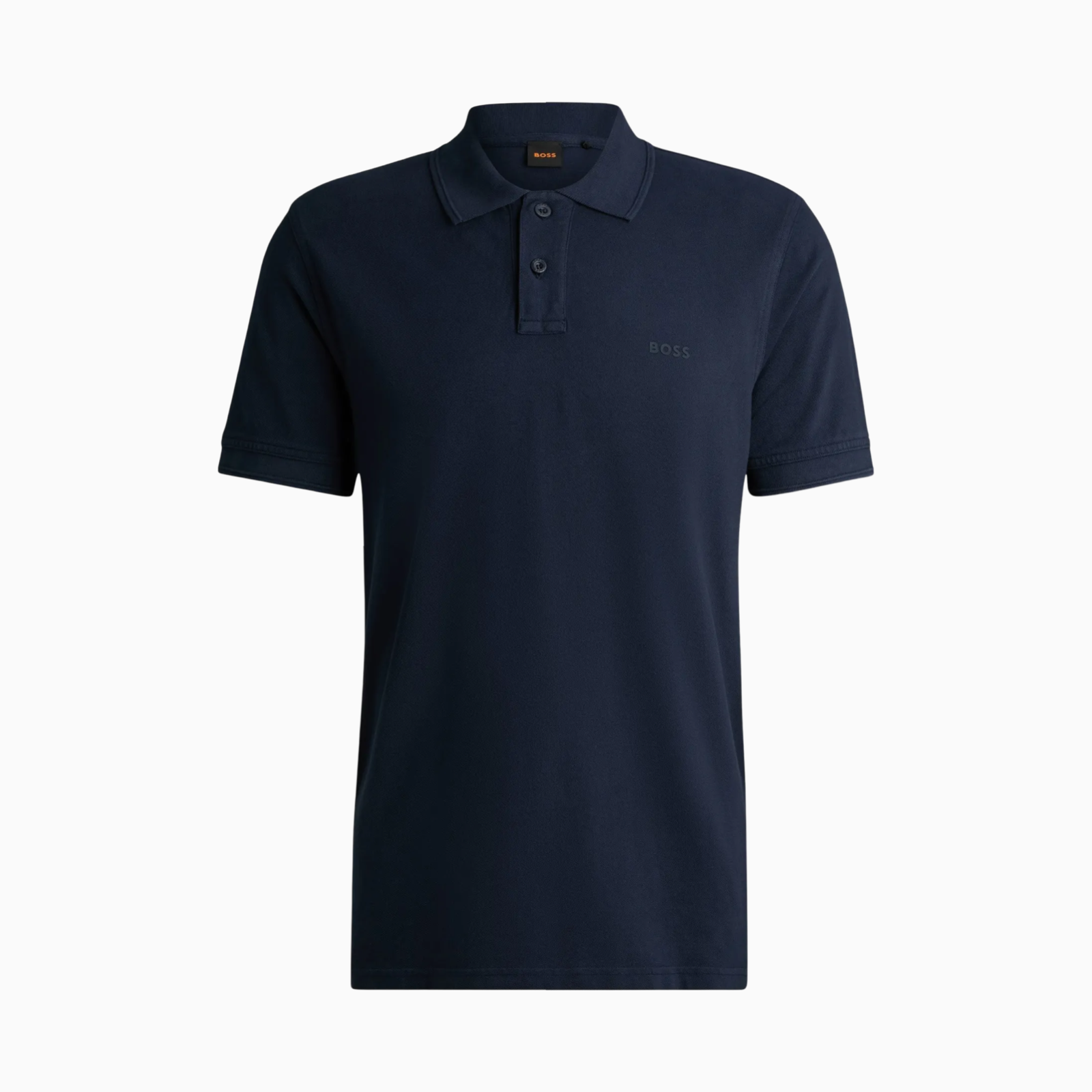 Мъжка тъмно синя поло тениска Boss Prime Men Polo 50507813 404 Front View