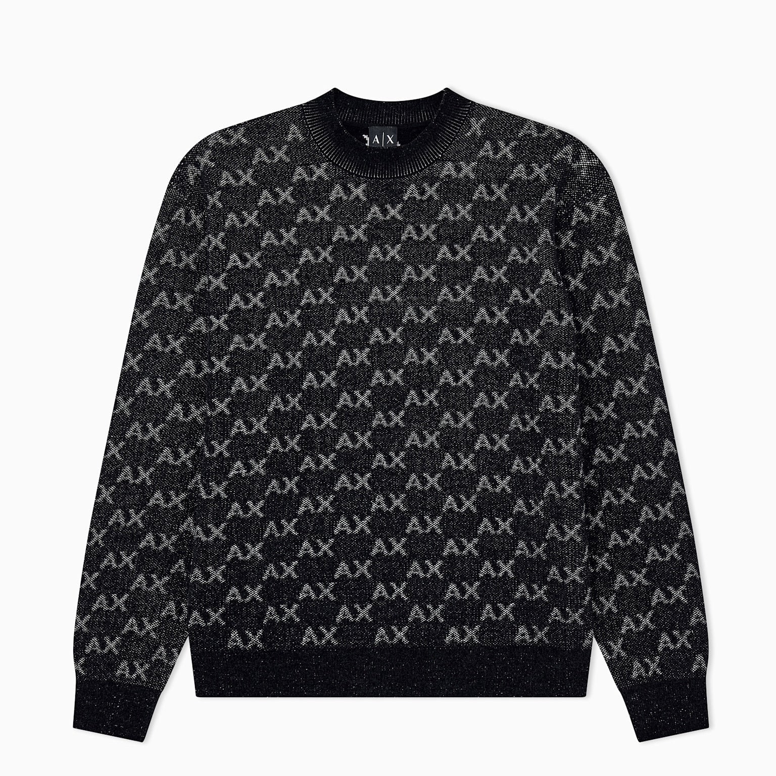 Мъжки пуловер Armani Exchange men’s knitwear XM002992 AF16916 FC356 Front view 