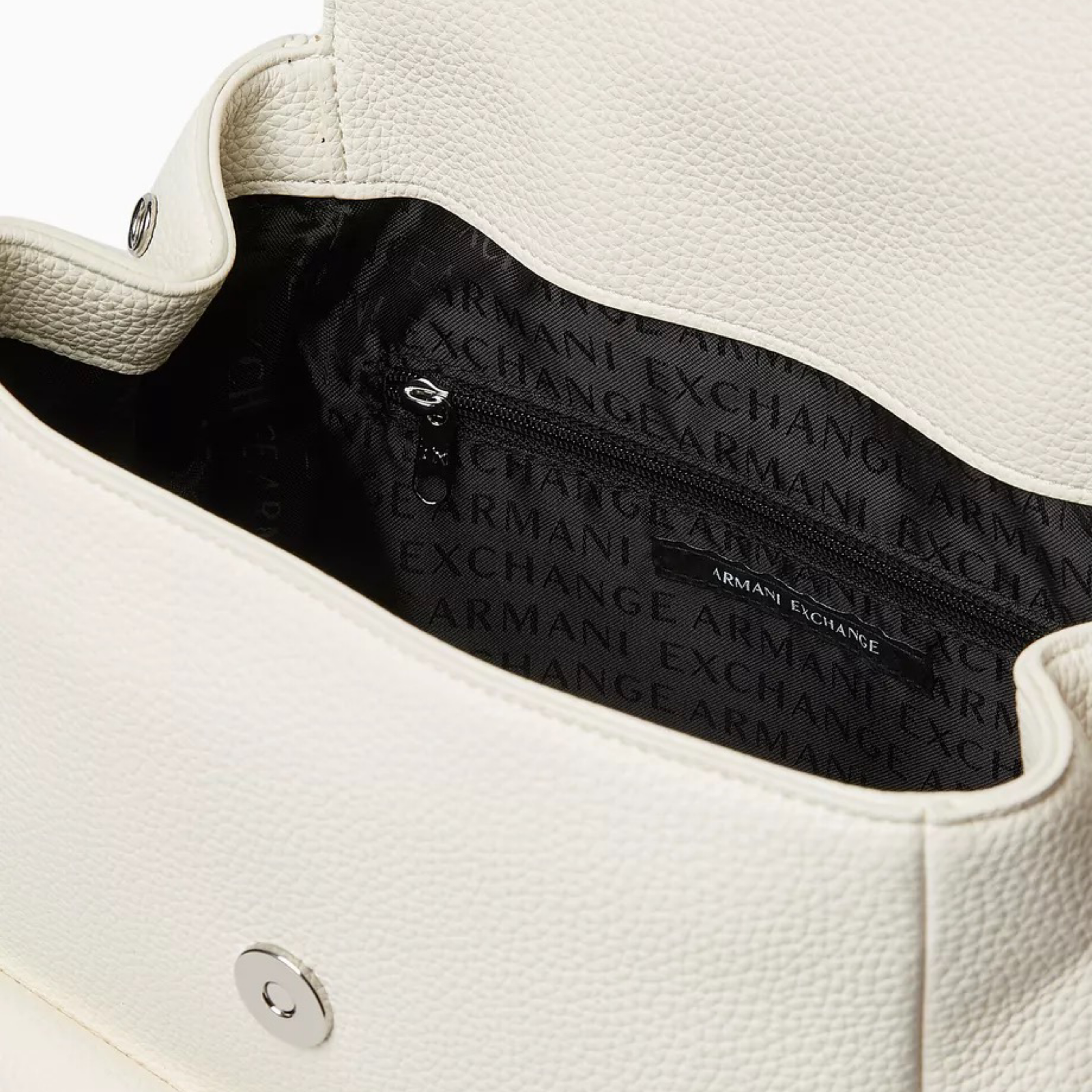 Дамска бяла раница Armani Exchange Women Backpack XW002591 AF11902 U0011 Inside View