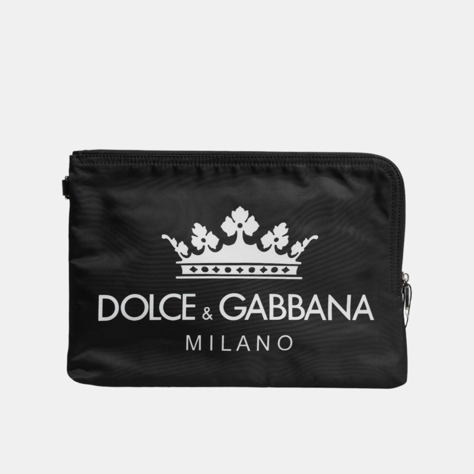 Dolce & Gabbana DG Milano Print Nylon Pouch Clutch Bag