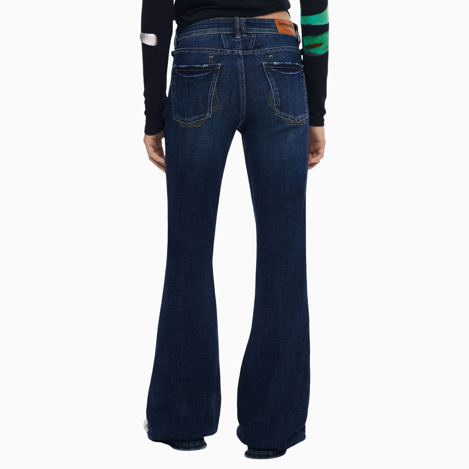 Дамски дънки Desigual Women Jeans 25WWDD09 Back View