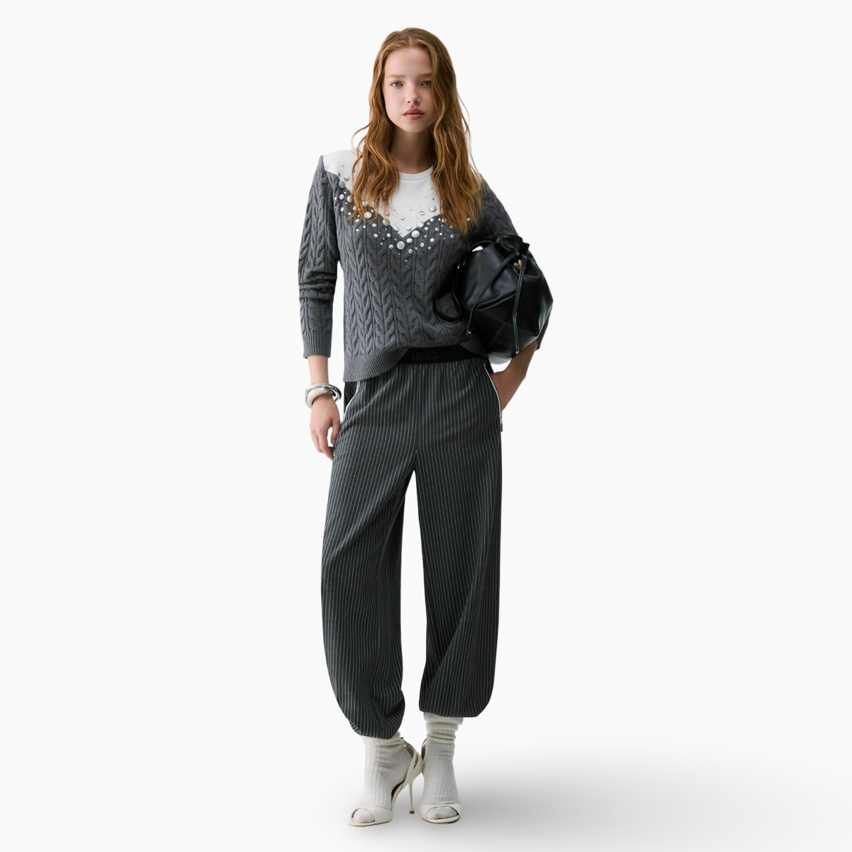 Дамски пуловер Liu Jo Women Sweater TF6187MA25S Front View