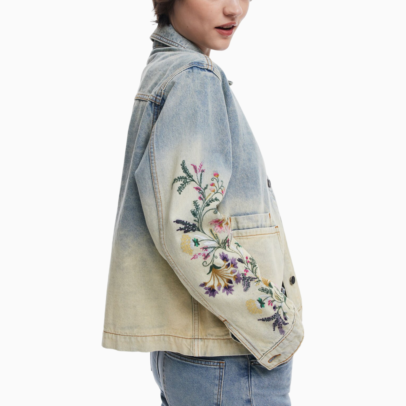 Дамско дънково яке Desigual 25SWED06