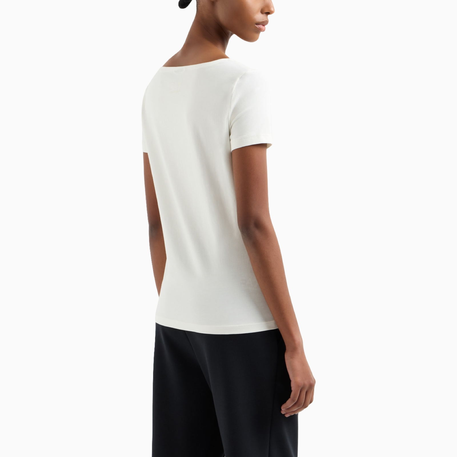 Дамска бяла тениска EA7 Emporio Armani 7W000184 AF10373 Back View