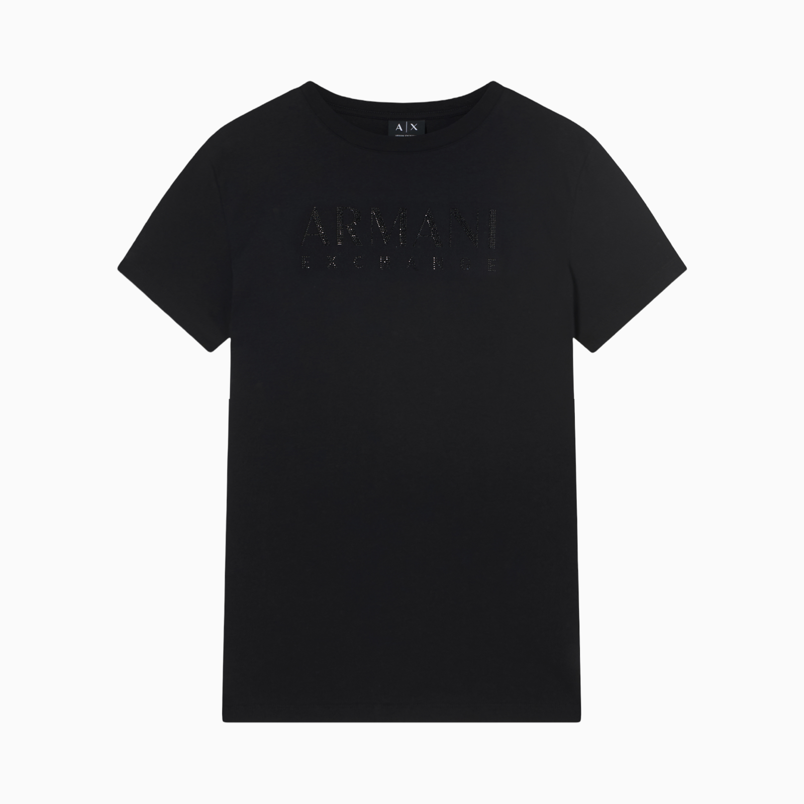 Дамска черна тениска Armani Exchange Women T-shirt XW002294 AF17172 UC001 Front View