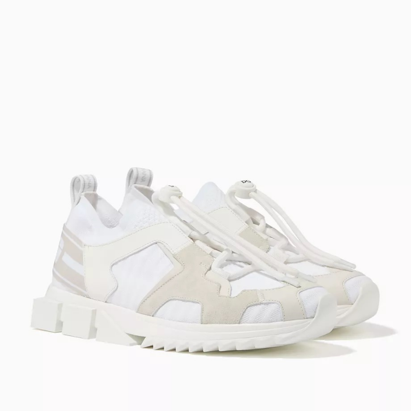 Дамски бели маратонки Dolce & Gabbana Sorrento Trekking Women Sneakers Lateral View