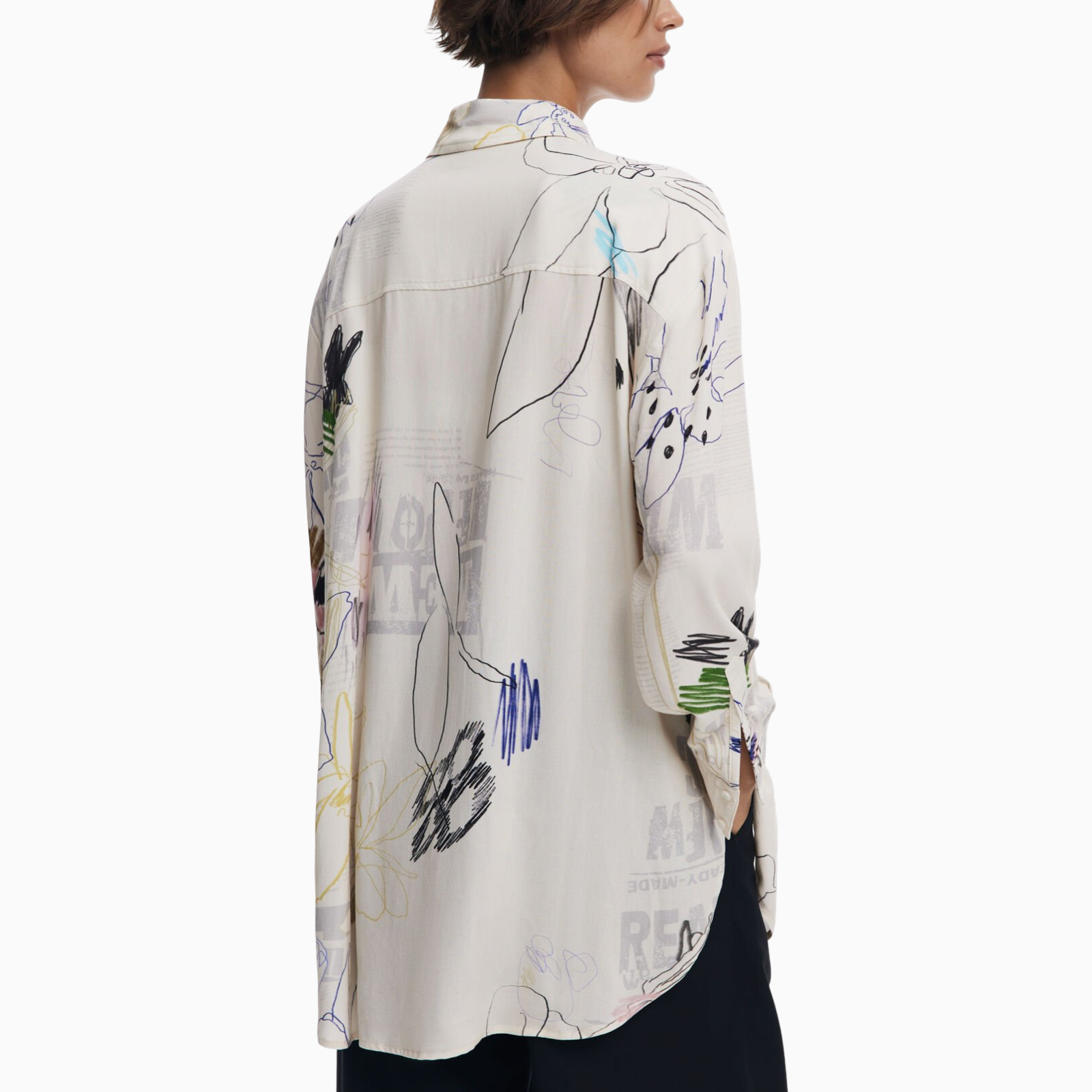 Дамска риза Desigual Shirt 25WWCW14 Back View