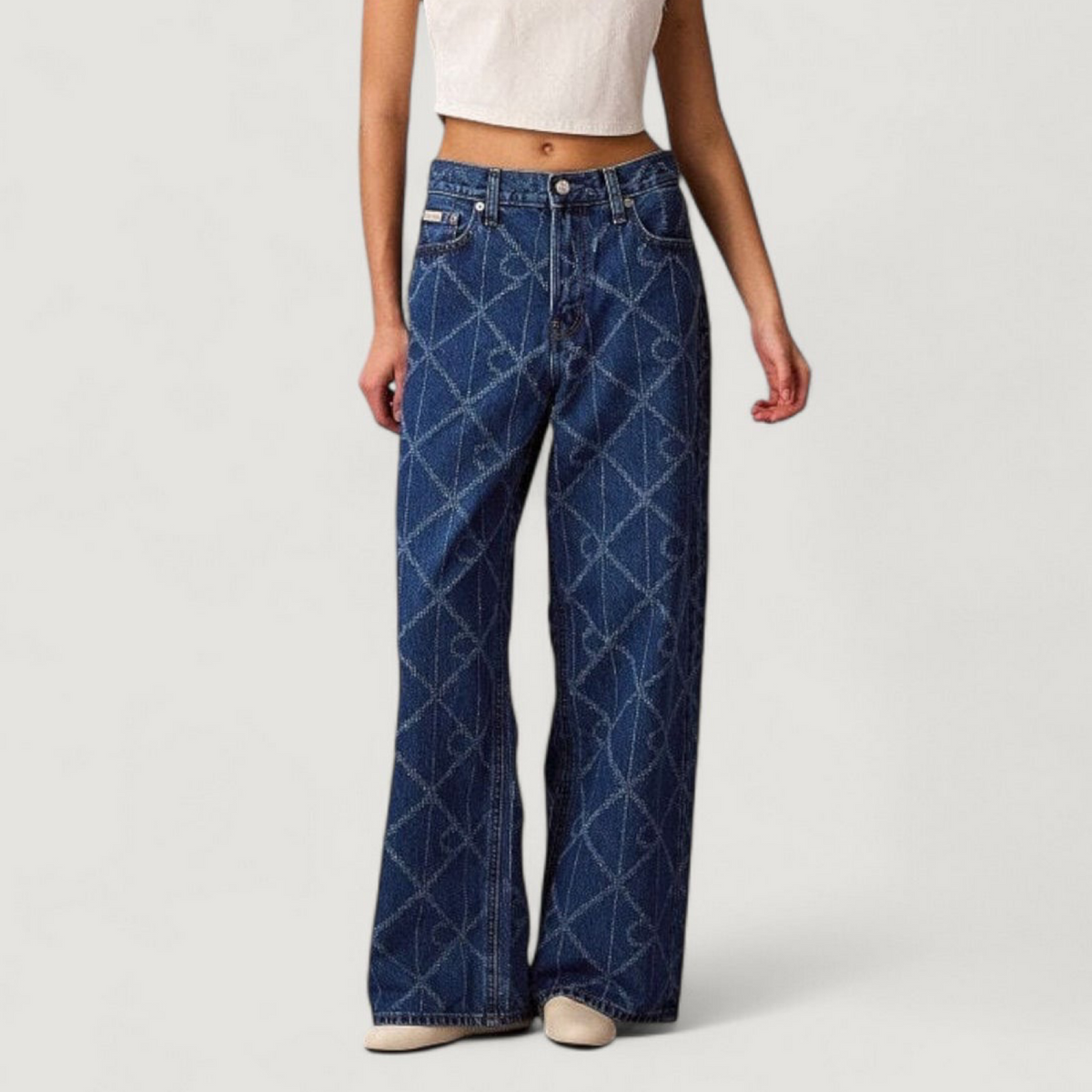 Дамски дънки Calvin Klein Jeans Women Jeans LV047D709G YY2 Front View