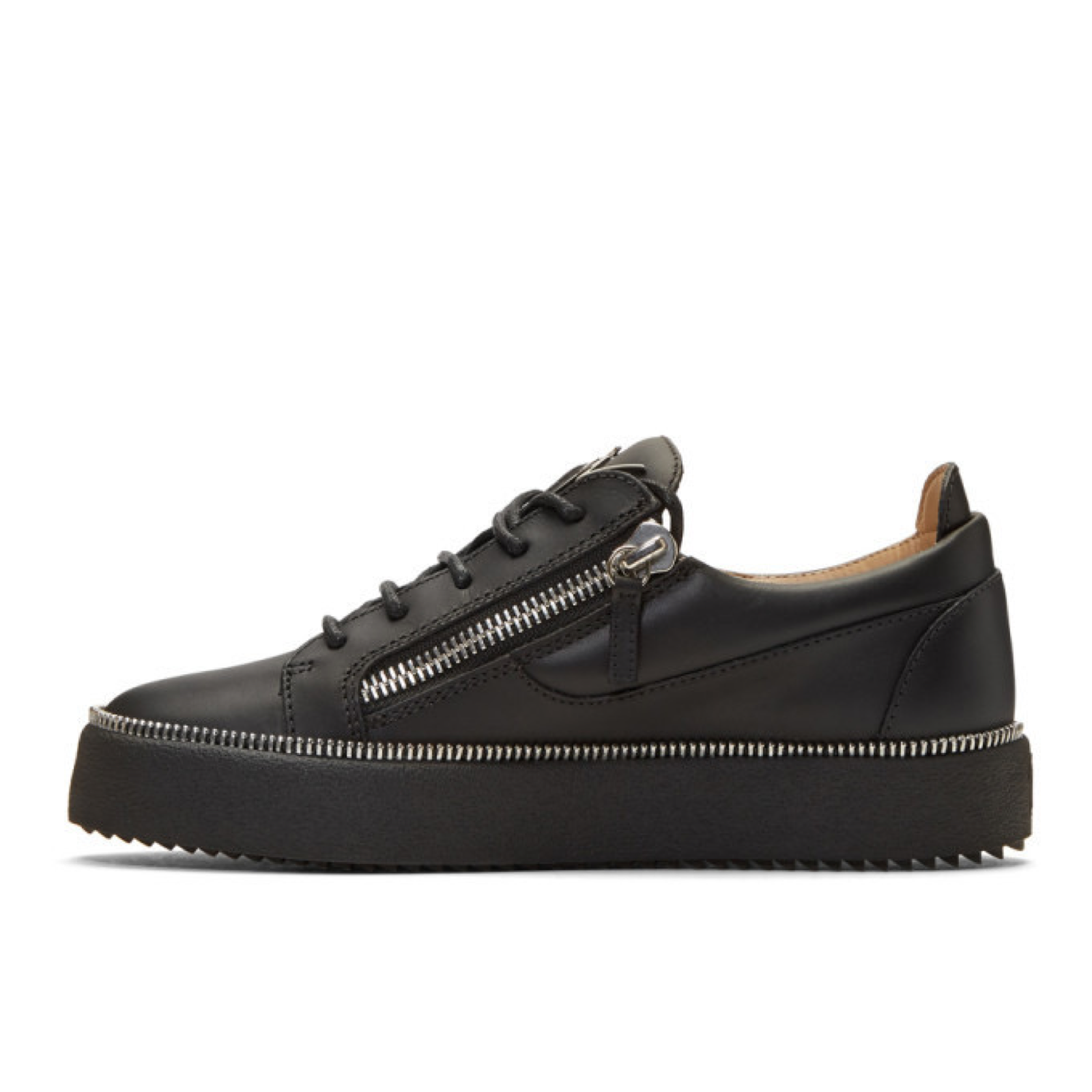 Giuseppe Zanotti Zipper Women Sneakers Medial View