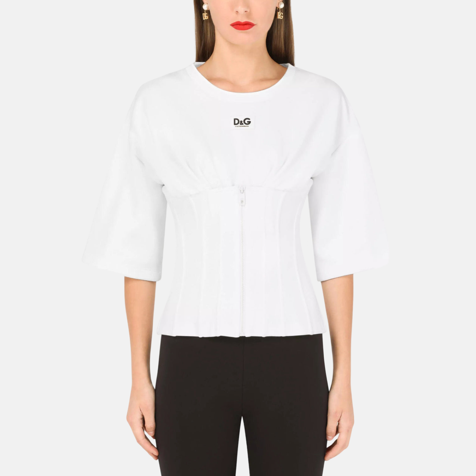 Dolce & Gabbana Corset Top Women T-Shirt Blouse