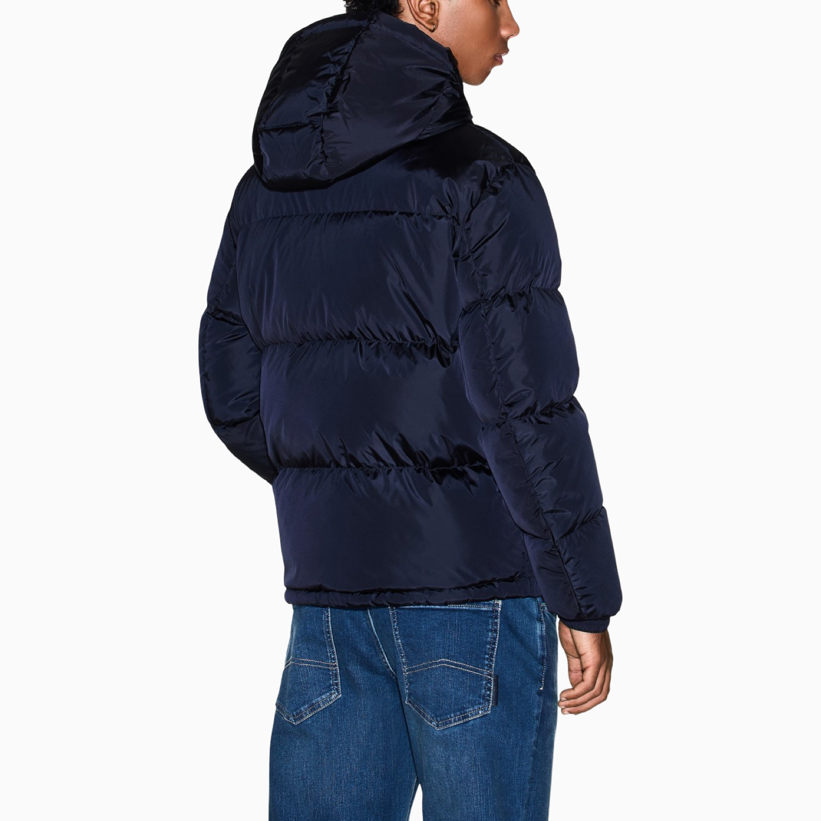 Мъжки тъмно синьо яке Armani Exchange XM000348 AF12286 Back View
