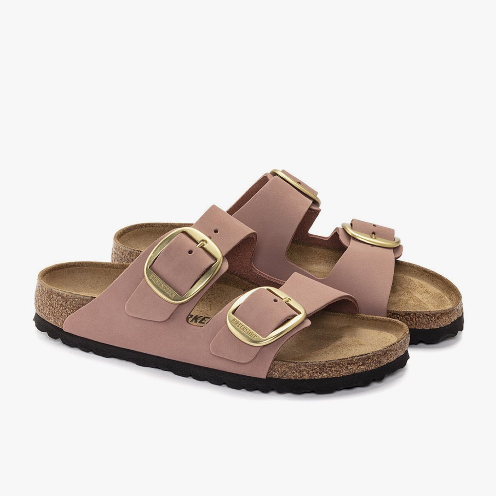 Дамски чехли Birkenstock Arizona BB Nubuck 1032875 Pepper Women Sandals Lateral View