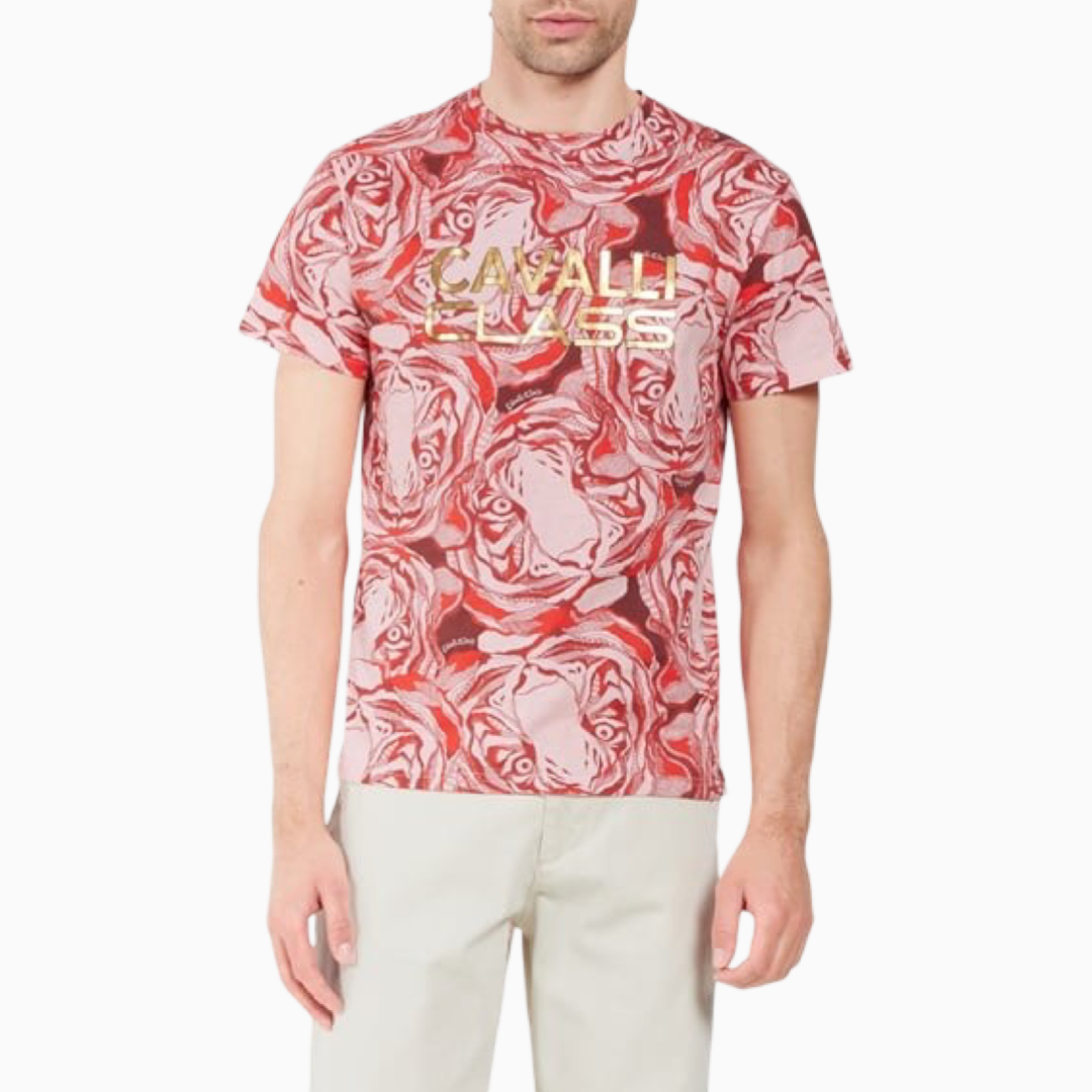 Мъжка тениска Men's t-shirt Cavalli Class
CLL2MTS05 Ref front lifestyle view