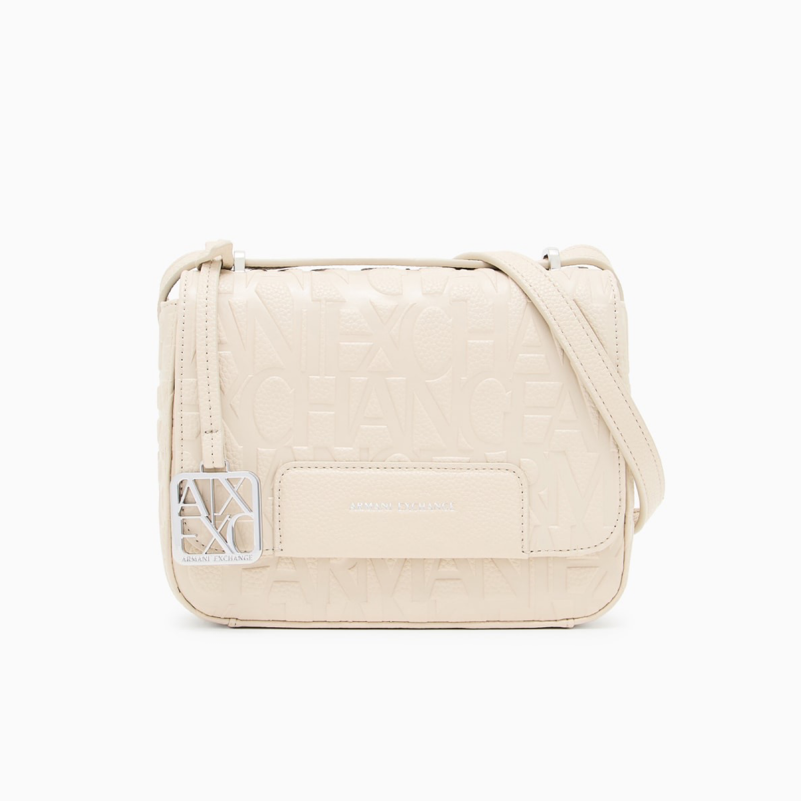 Дамска бежова чанта Armani Exchange Women Crossbody Bag XW001577 AF15774 Front View