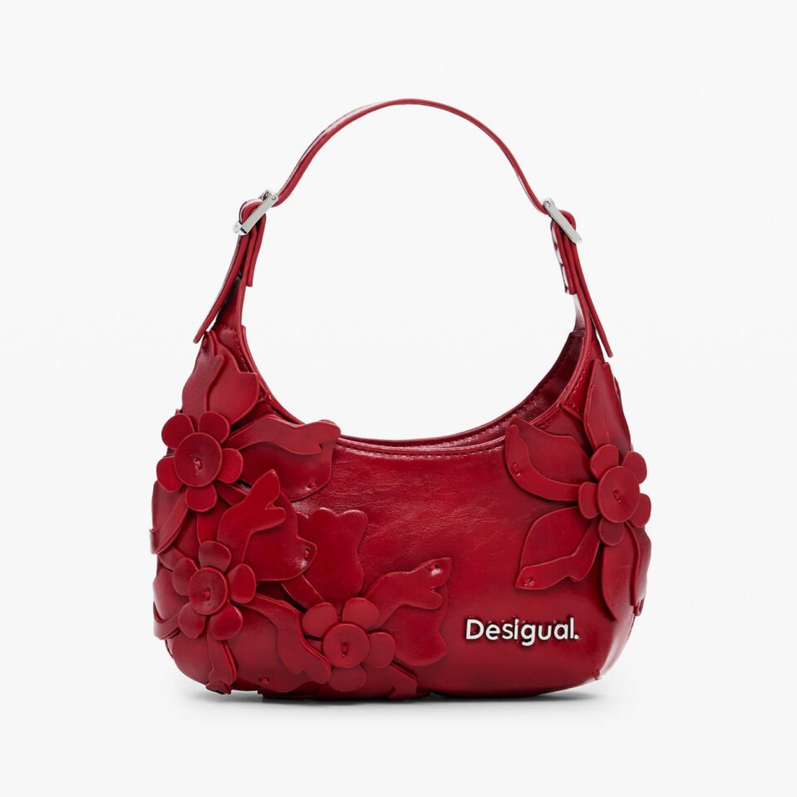 Дамска червена чанта Desigual Shoulder Bag 25WAXPC9 Front View