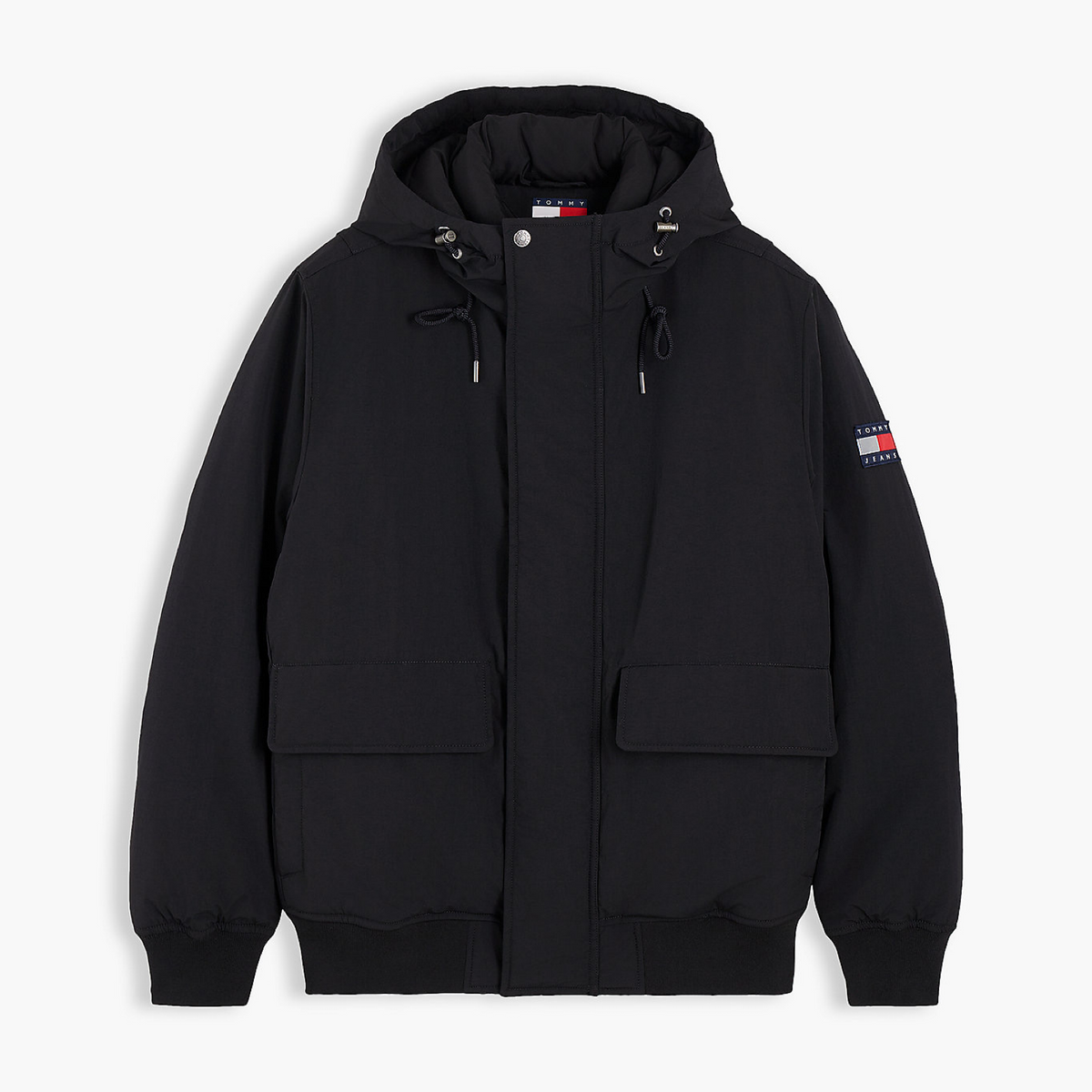 Tommy Hilfiger Jeans jachetă pentru bărbați DM0DM22032 0GK – Negru – Vedere din față