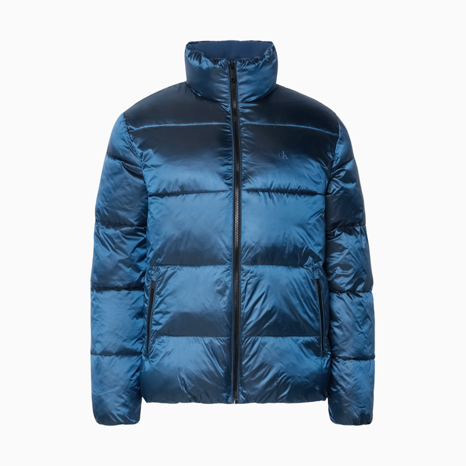 Мъжко синьо зимно яке Calvin Klein Jeans Men Jacket J30J326097 Front View