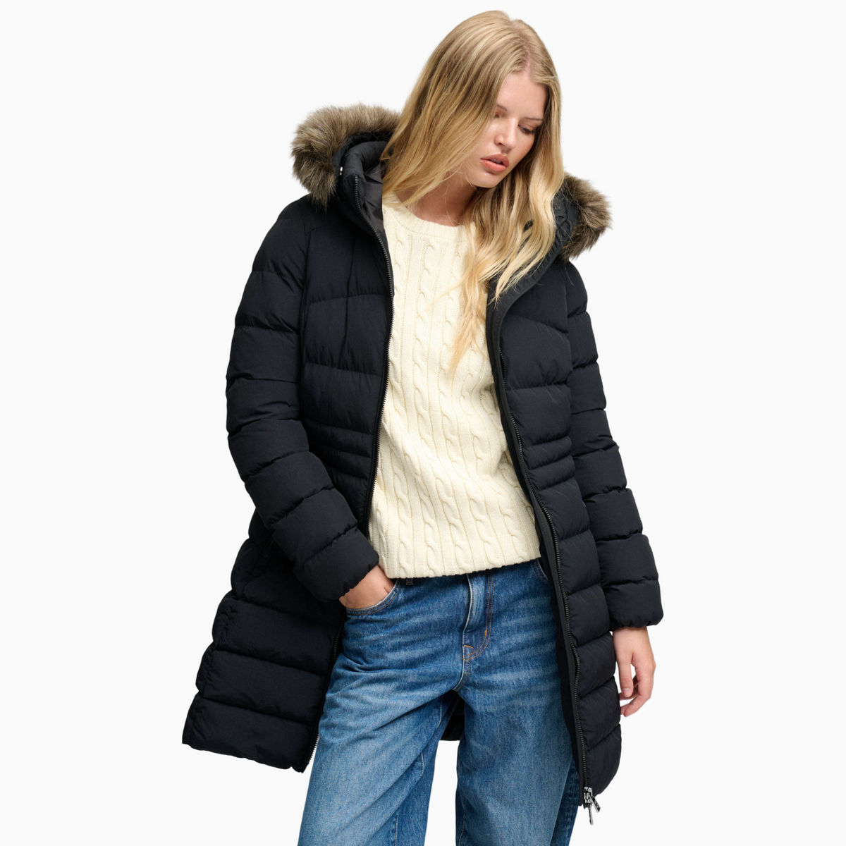 Дамско яке Superdry Women Jacket W5012185A Front View