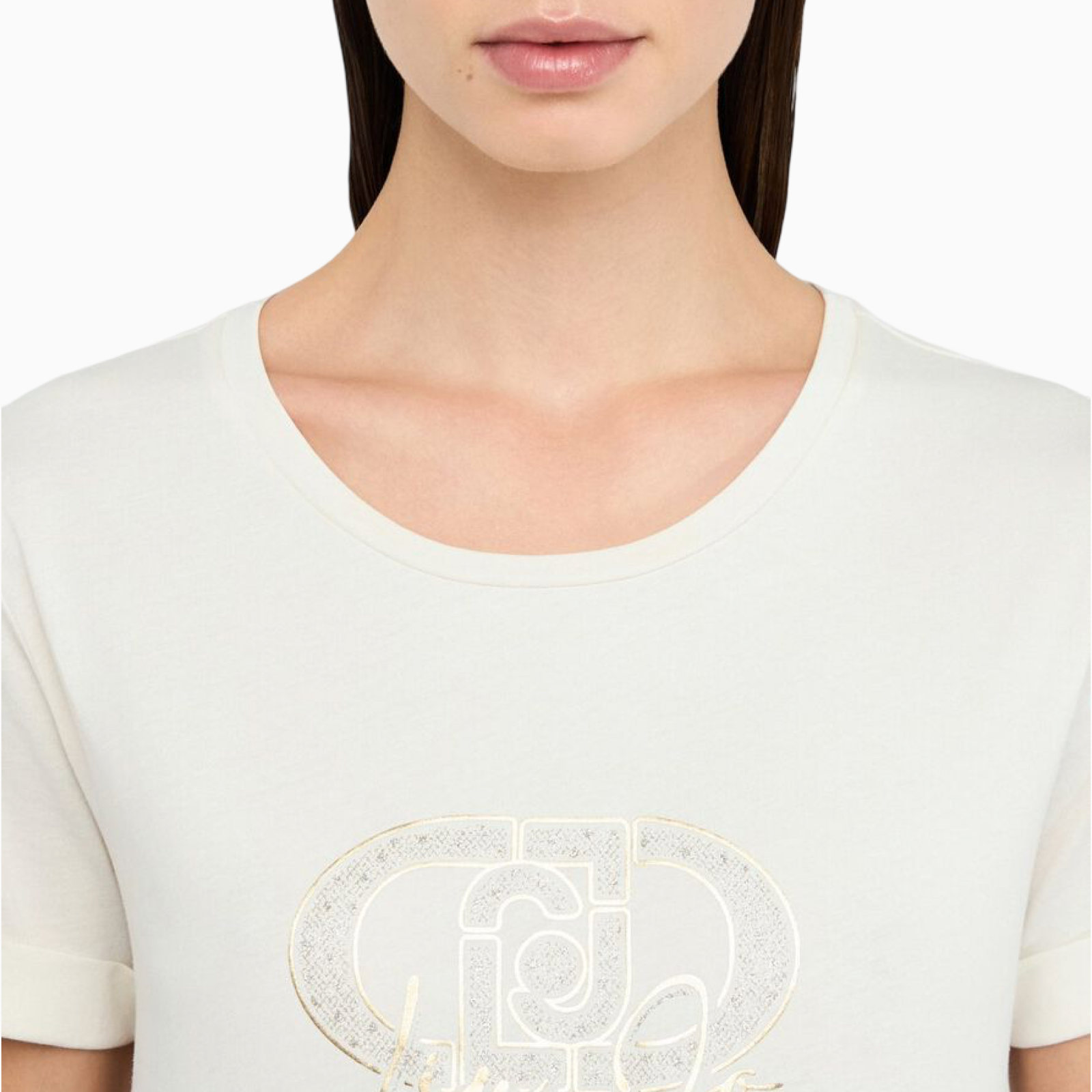 Дамска тениска Liu Jo Women T-shirt 
TF5163 JS923 Close-Up