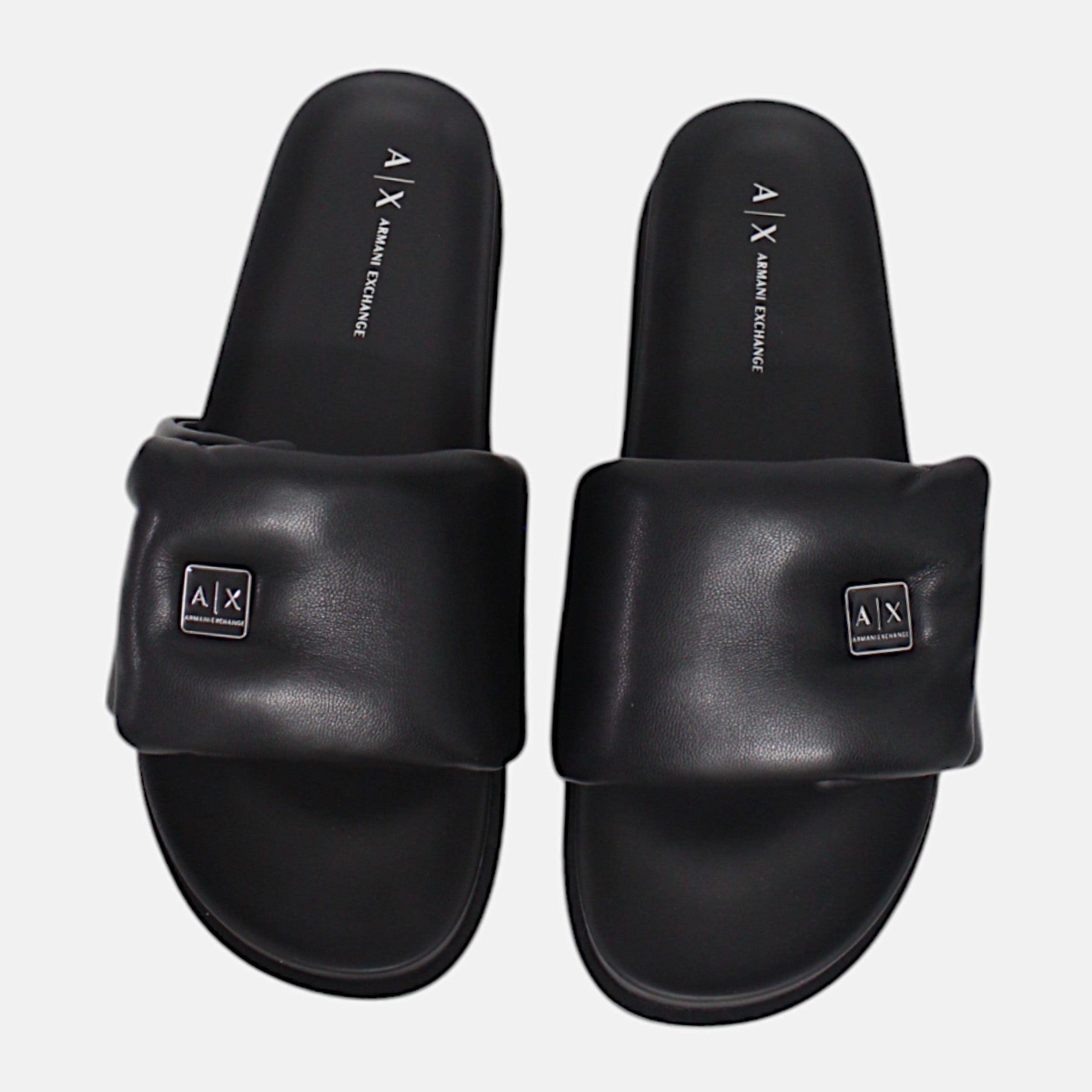 Дамски елегантни чехли Women’s slippers Armani Exchange XDP061 XV926 00002 Black Top view