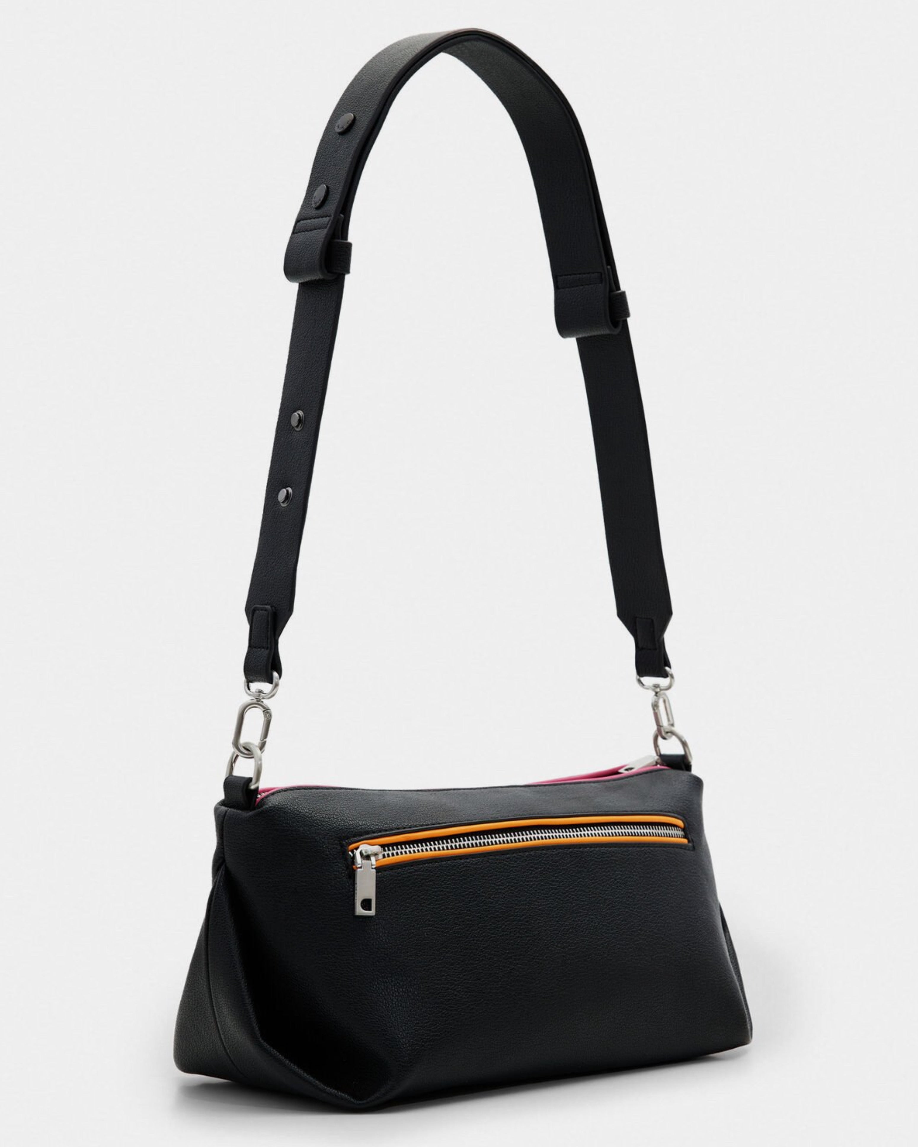 Дамска чанта с бродерии Women’s shoulder embroidered bag Desigual 24SAXP74 2000U Black