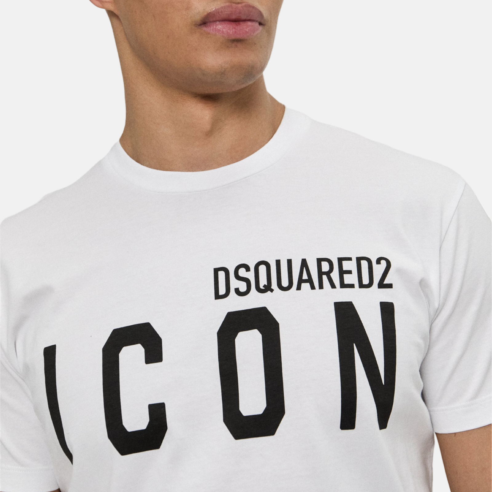 Мъжка бяла тениска Dsquared² Icon Men T-Shirt