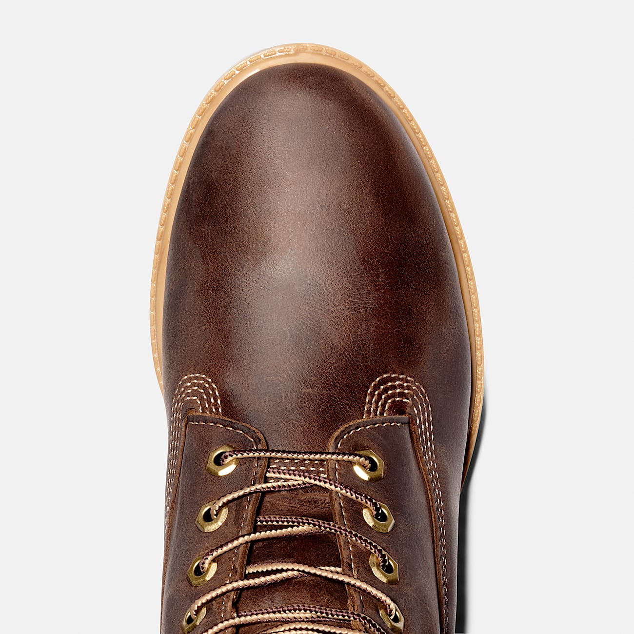 Мъжки боти кубинки Men’s Premium 6 Waterproof Ankle Boots Timberland TB127097214 Brown Toe view