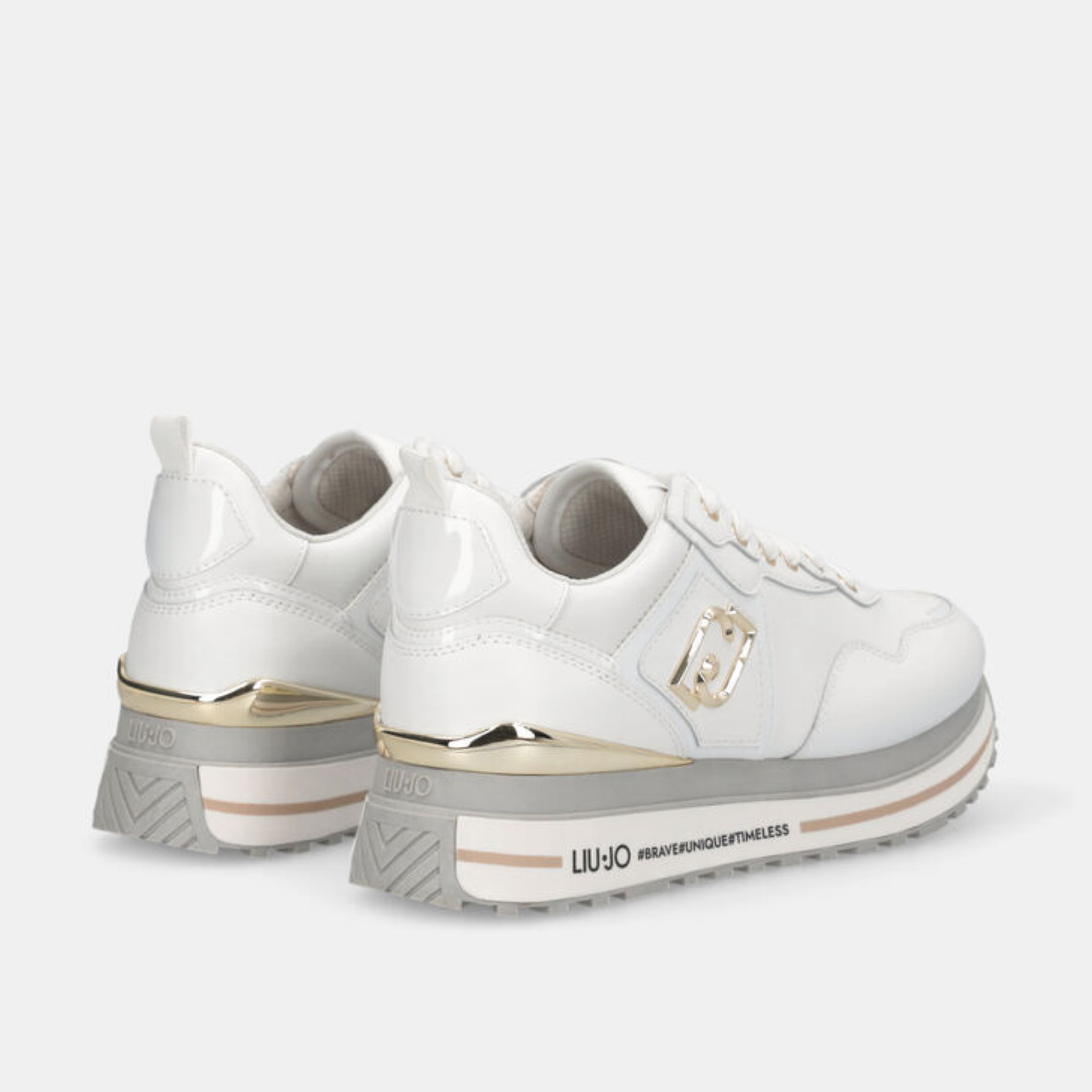 Дамски бели маратонки Liu Jo Women Sneakers BF5009P0102 Medial View