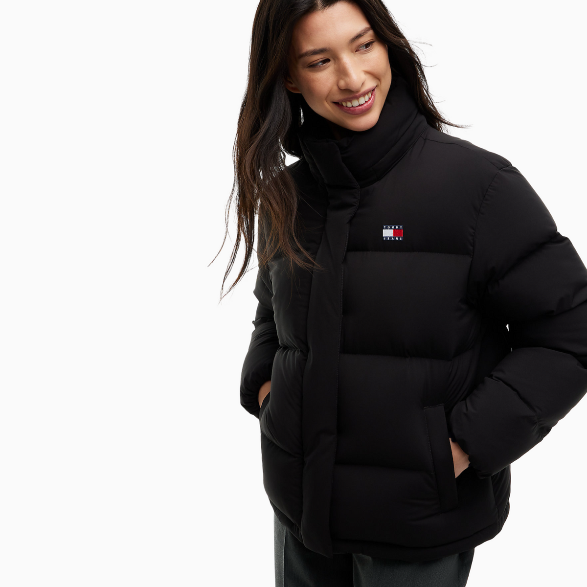 Дамско зимно яке Tommy Hilfiger Alaska Women Jacket DW0DW18610 BDS Side View