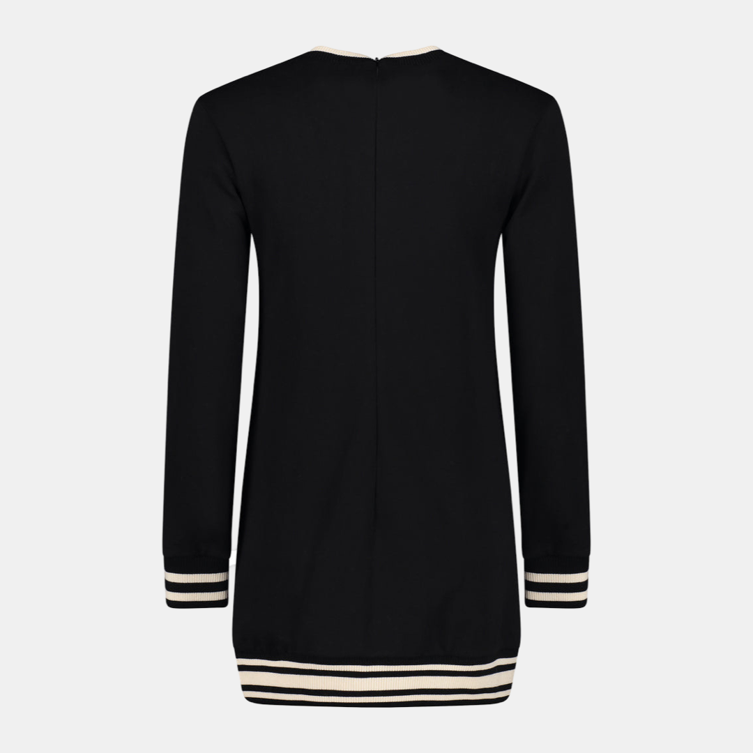 Дамски черен пуловер Dolce & Gabbana #DG Milennials Women Sweater