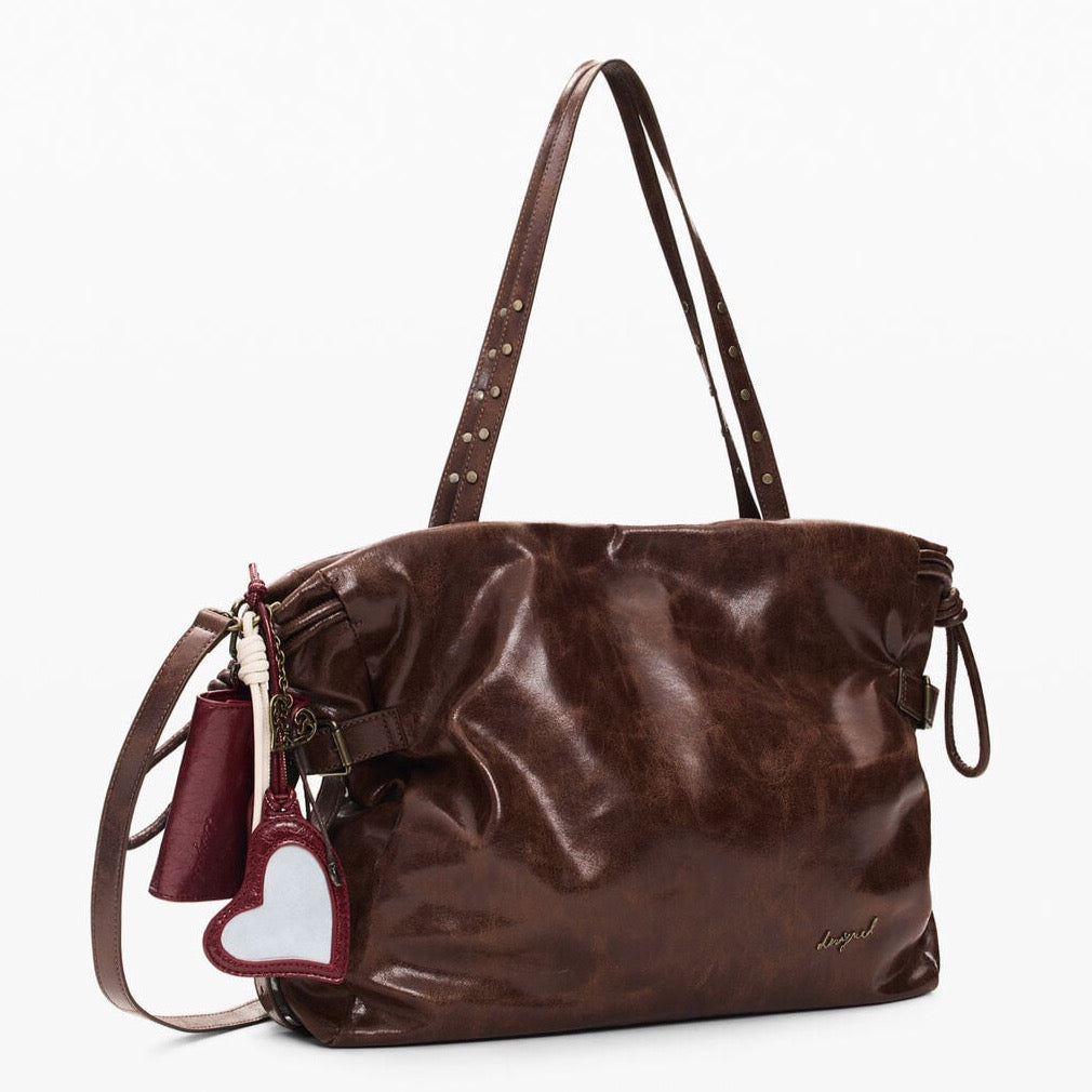Дамска чанта Desigual women’s shopping bag 26WAXP93 6009 Side view 