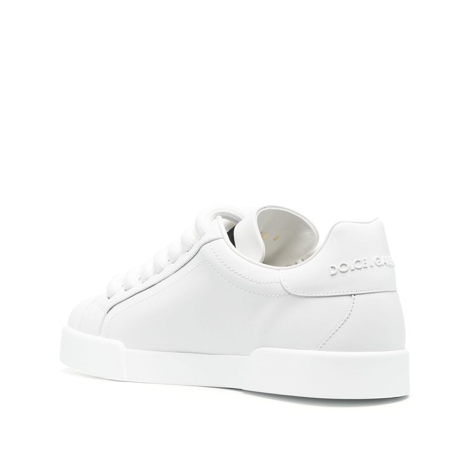 Мъжки бели кецове Dolce & Gabbana Portofino Men Sneakers Medial View