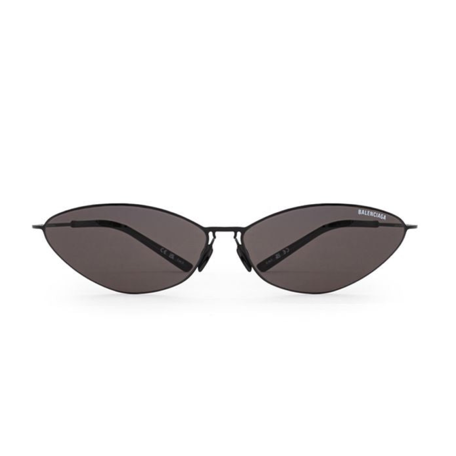 Balenciaga Black Haircalf Sunglass