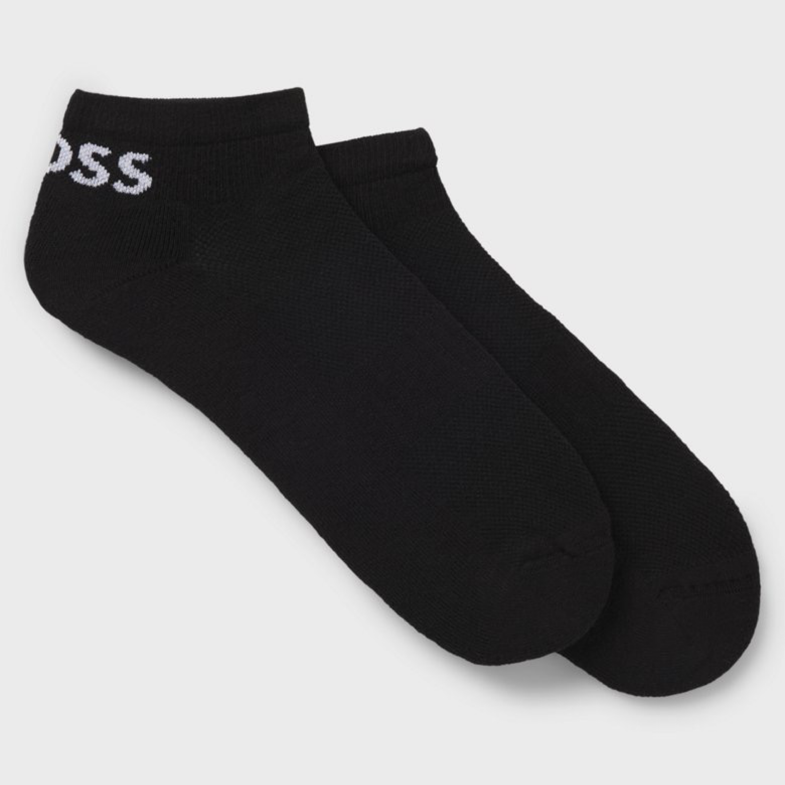 Мъжки черни чорапи Boss Men 2-pack Socks 50469859-001 Front View