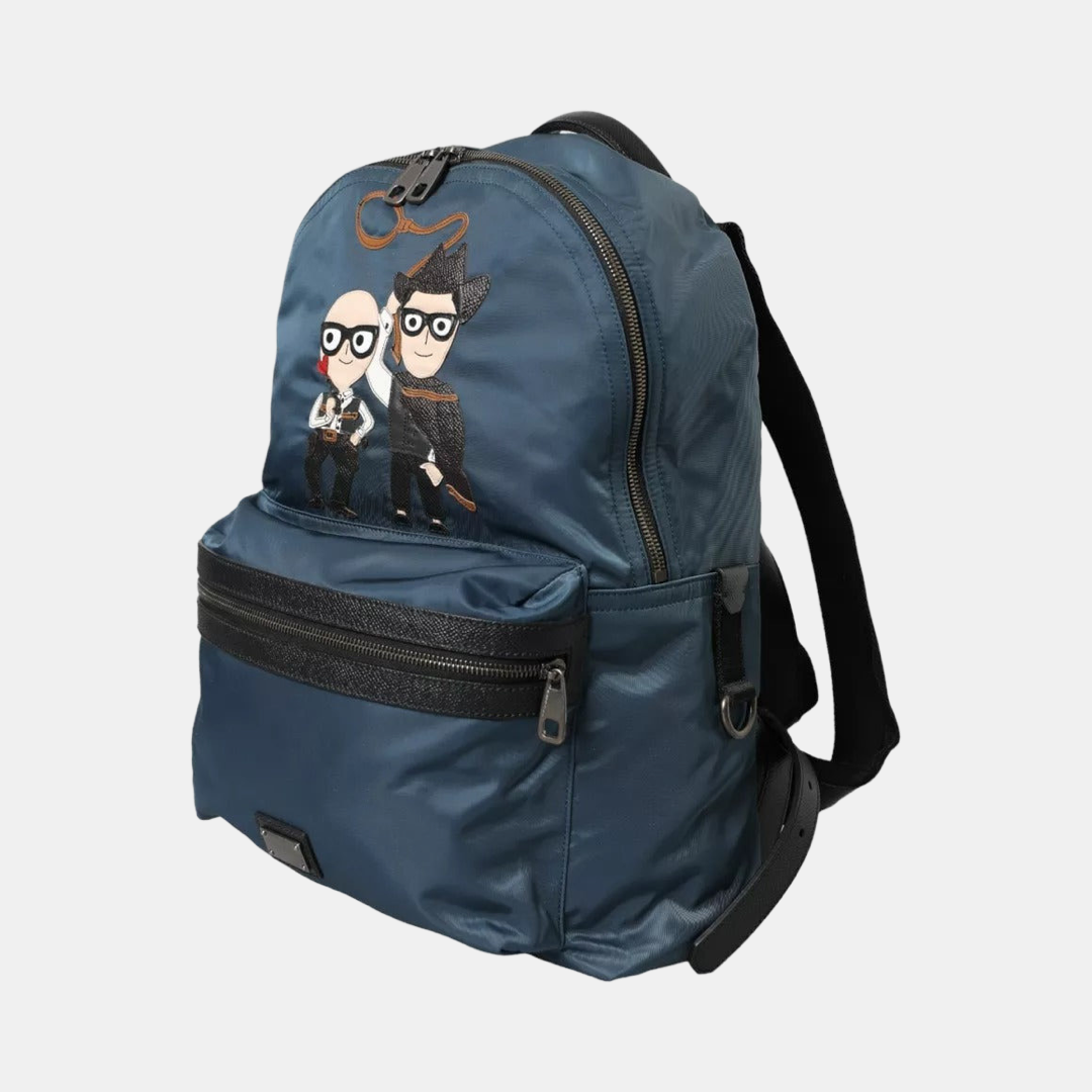 Мъжка синя раница Dolce & Gabbana #DGFamily Men Rucksack